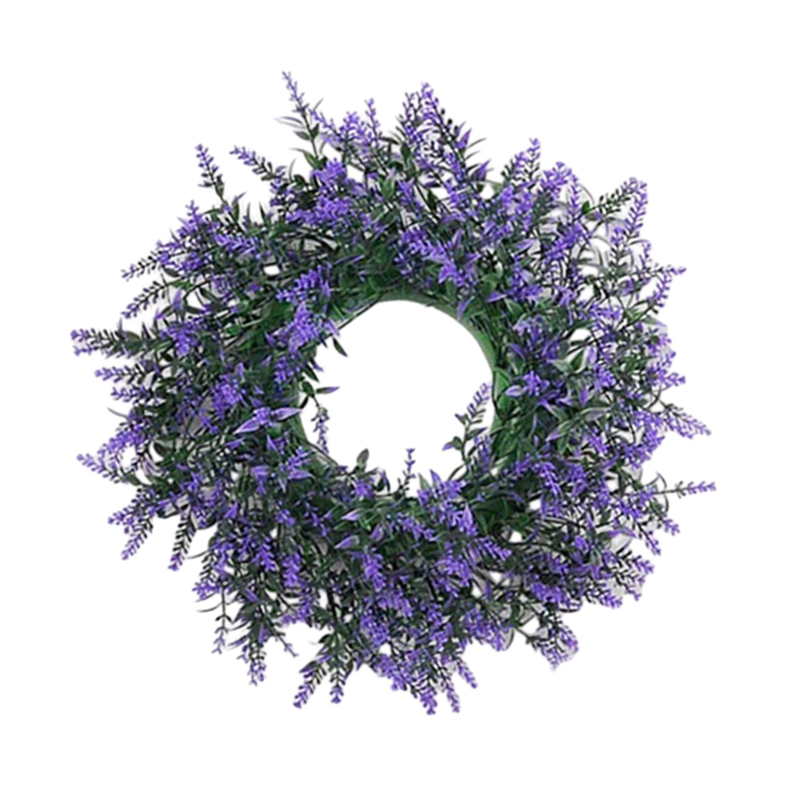 Purple Swag Wreath Door Hanging Ornament for Thanksgiving Farmhouse Corridor Big