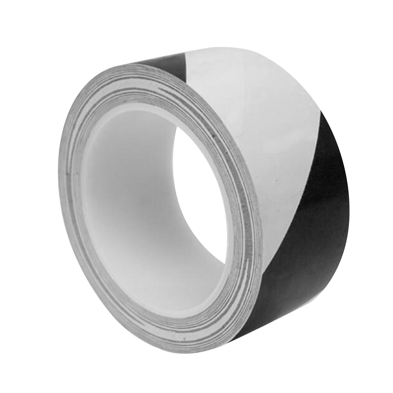 Warning Tape Hazard Warning Safety Stripe Tape for Floors Walls Construction black white 4.5cm