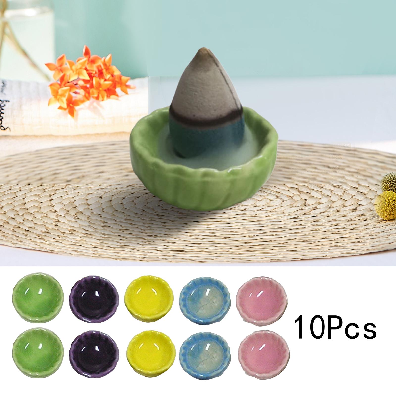 Incense Holder Crafts Durable Multipurpose Ceramic for Desk Bedroom Tea Room