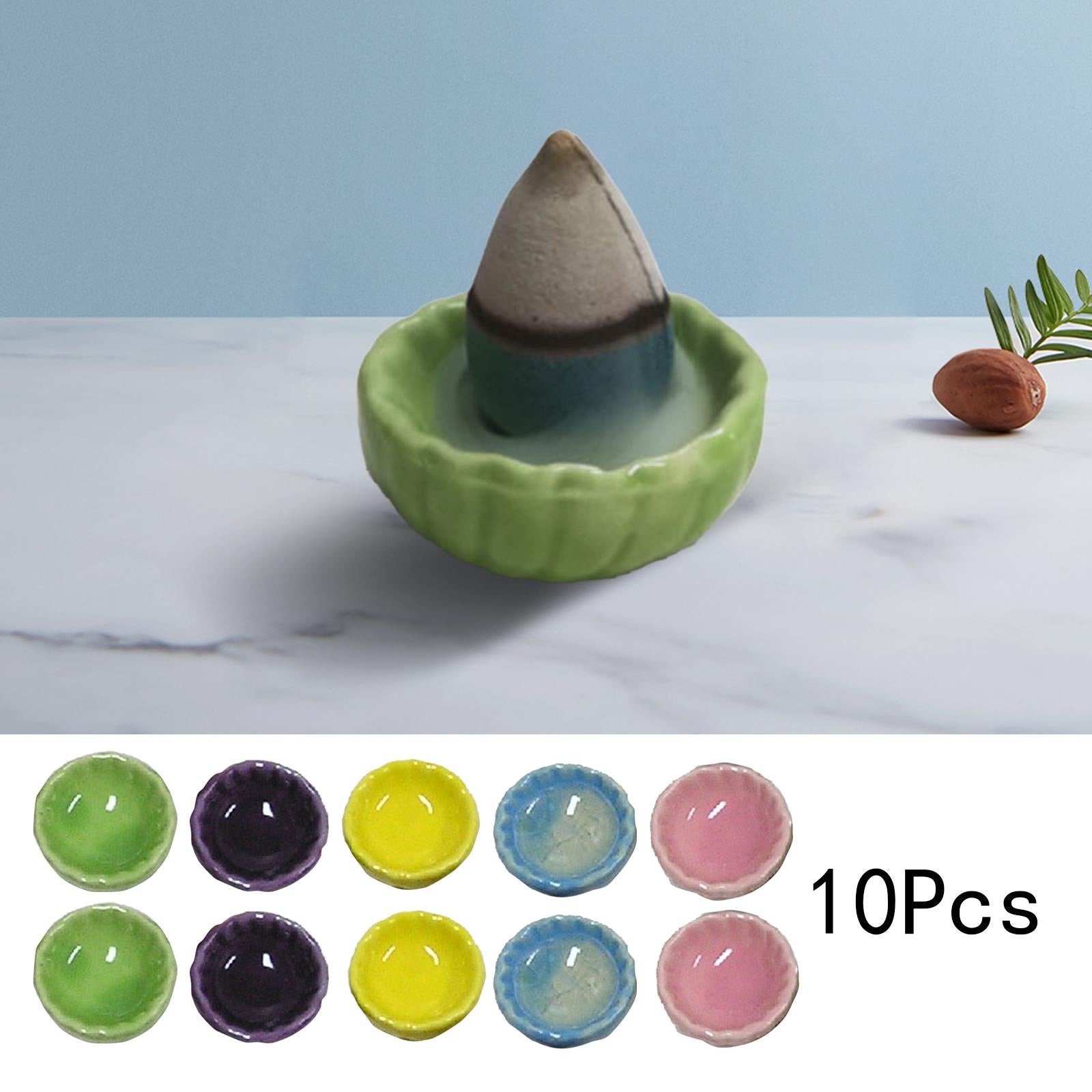 Incense Holder Crafts Durable Multipurpose Ceramic for Desk Bedroom Tea Room