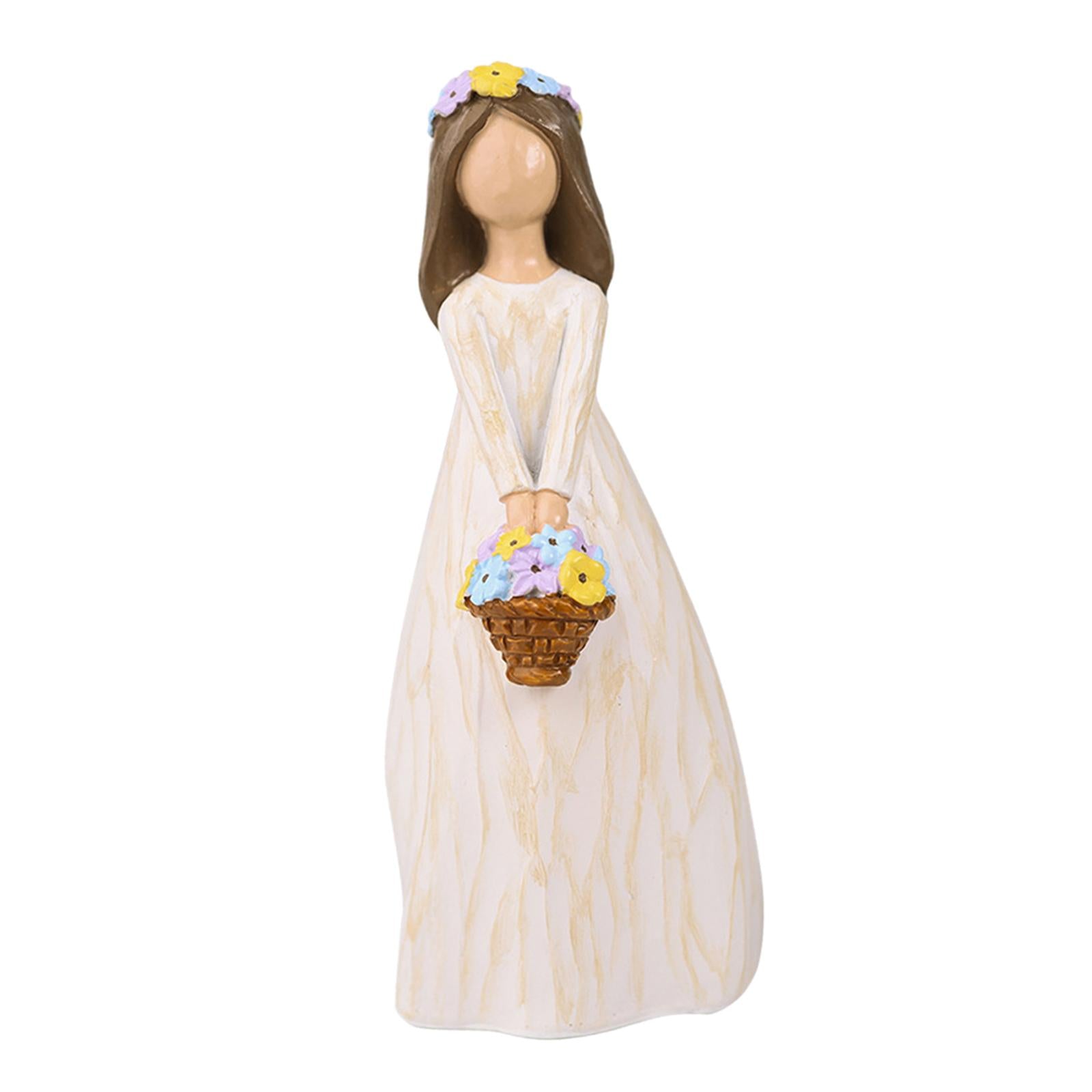 Elf Girl Figurine Cake Topper Ornament for Valentine's Day Living Room Party