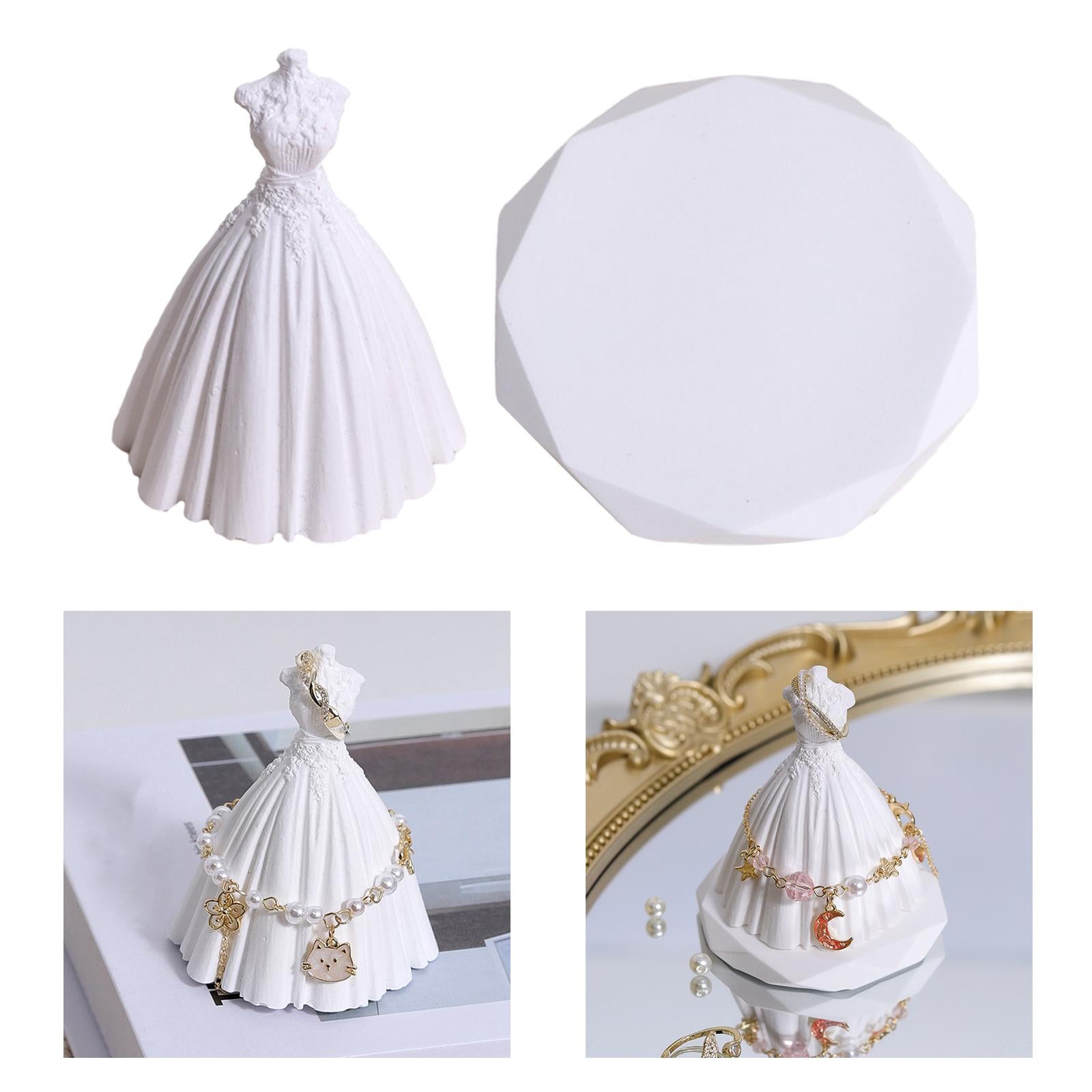 Jewelry Holder Plaster Showcase for Home Shop Bracelet Holder Craft Displays Wedding dress