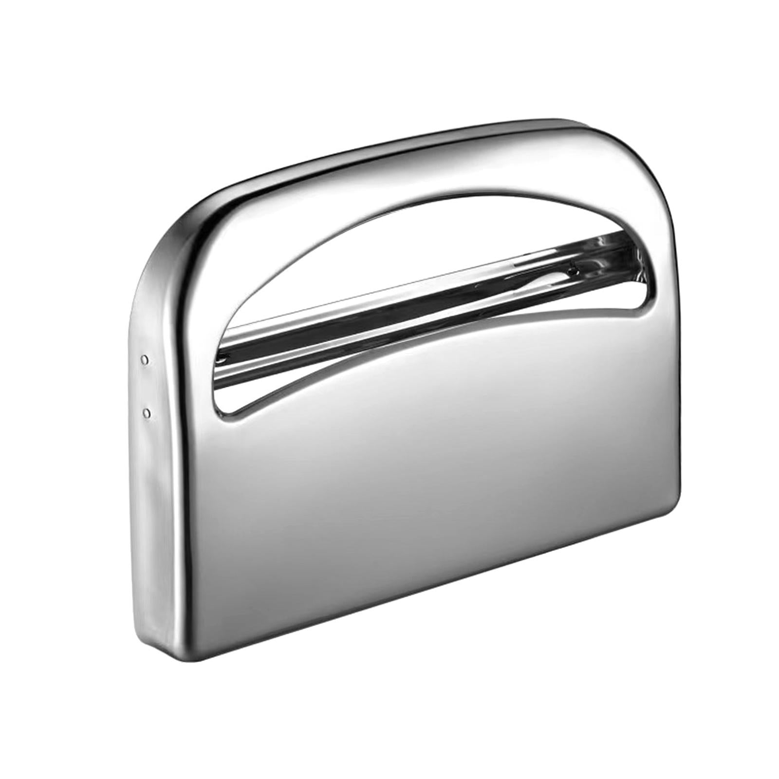 Toilet Seat Covers Dispenser Stainless Steel for Restaurants Bathroom Office Style B