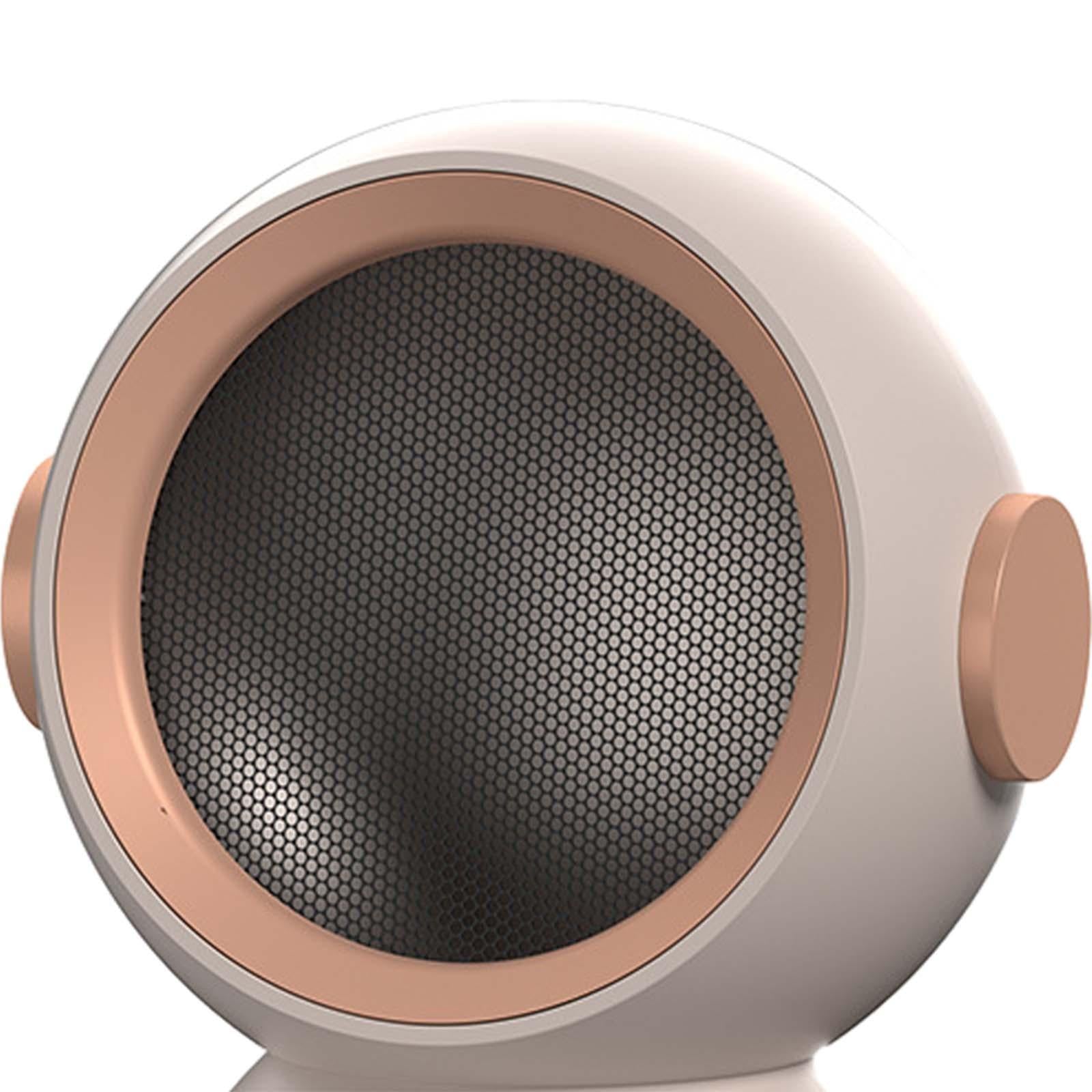 Desktop Electric Space Heater Personal Heater 110V Plug Compact for Bathroom Pink