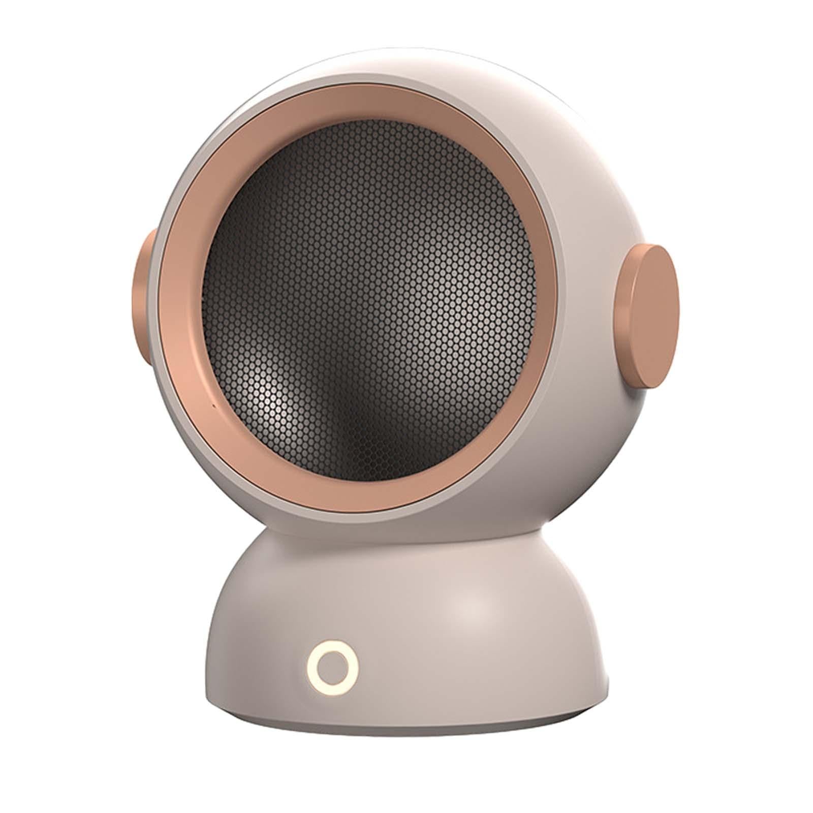 Desktop Electric Space Heater Personal Heater 110V Plug Compact for Bathroom Pink