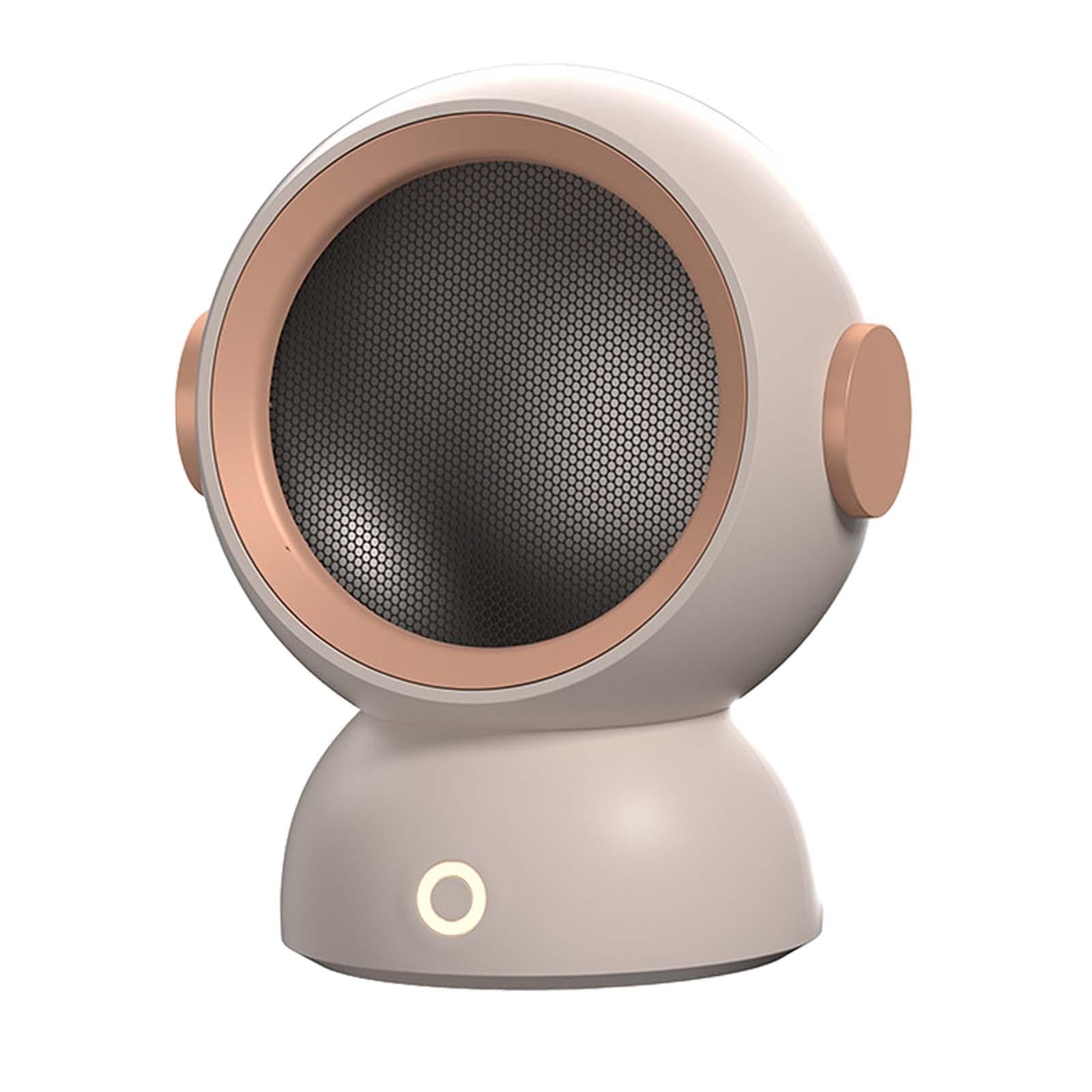 Desktop Electric Space Heater Personal Heater 110V Plug Compact for Bathroom Pink