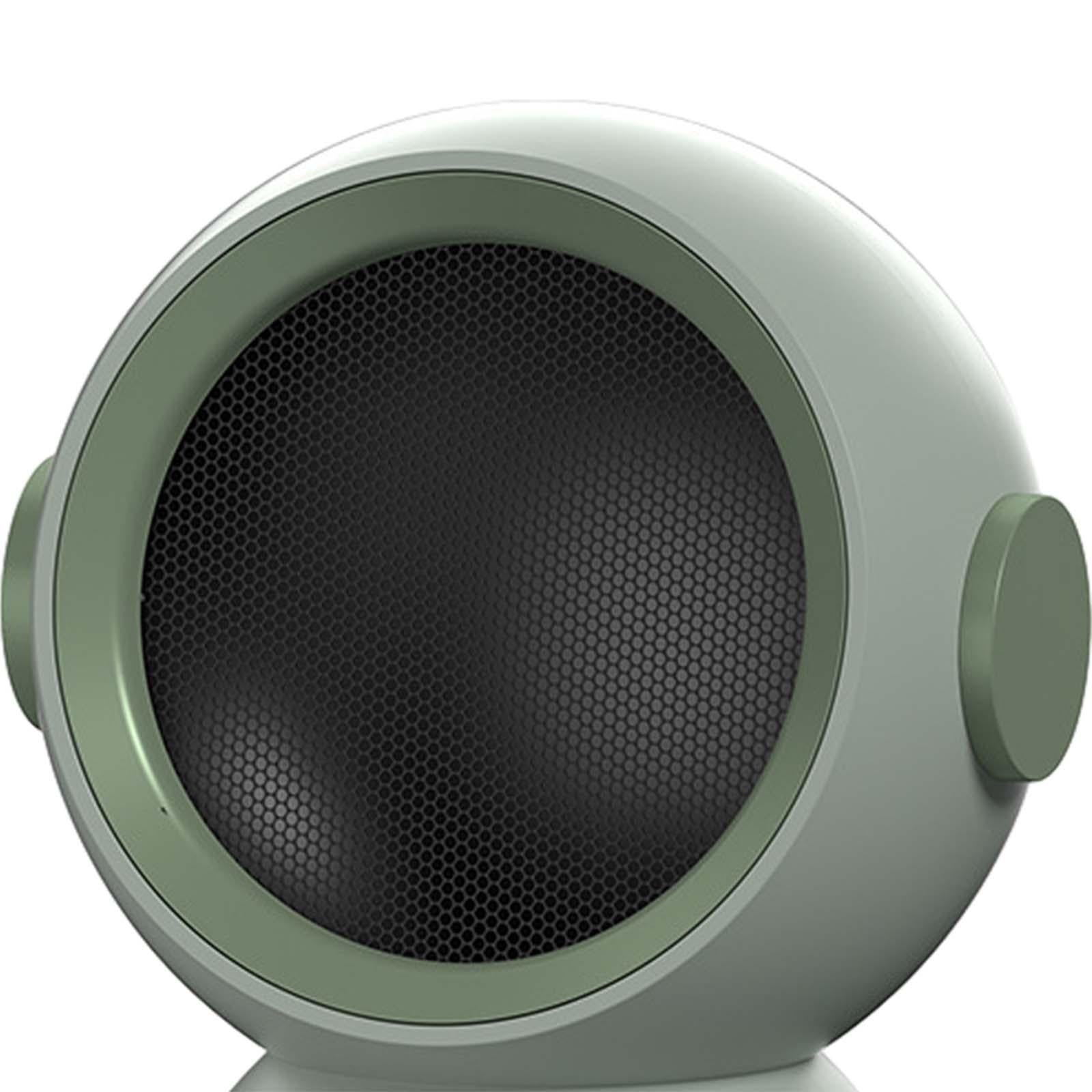 Indoor Small Electric Space Heater 1200W UK 220V Plug for Office Desk Sturdy Green