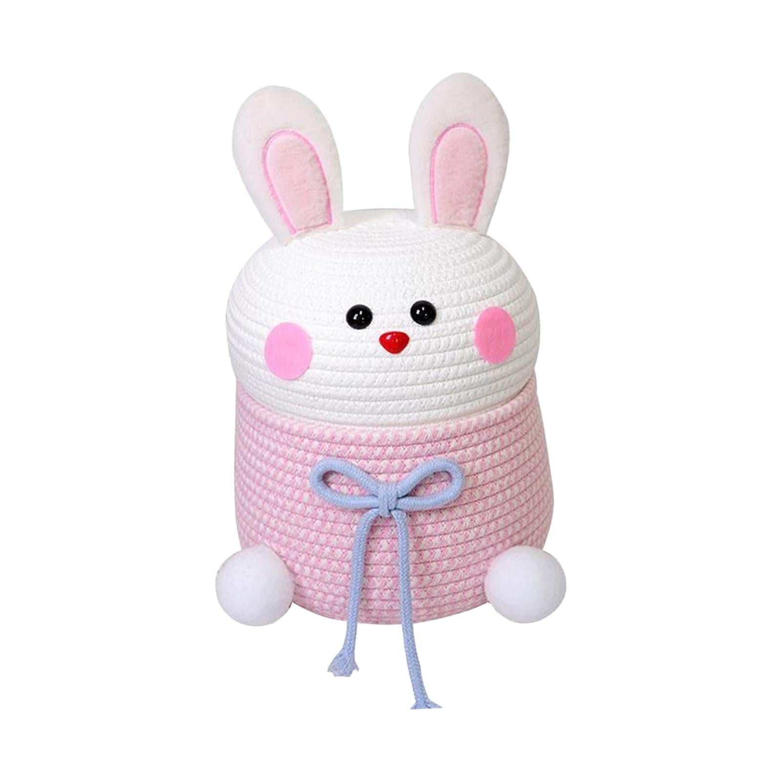Rabbit Woven Basket Kitchen Children Toy Woven Storage Basket Toys Magazines