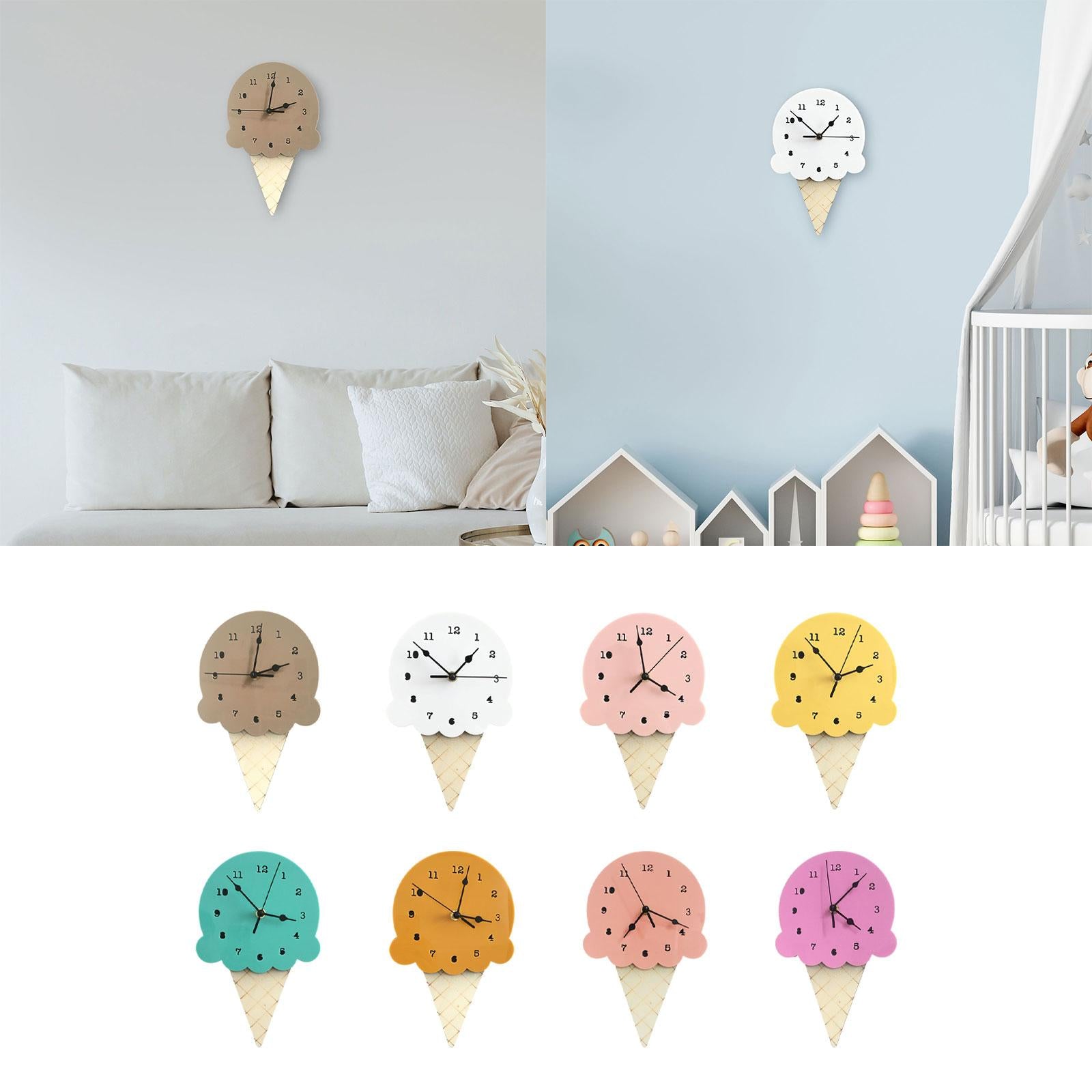 Wall Clock Simple Wall Decorative Clock for Living Room Kids Wall Home Decor Coffee