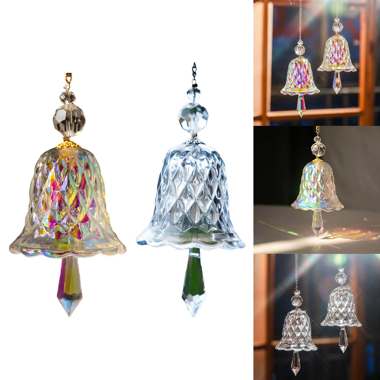 Sun Catching Hanging Hanging Wind Chime Style for Window Bedroom Living Room colorful