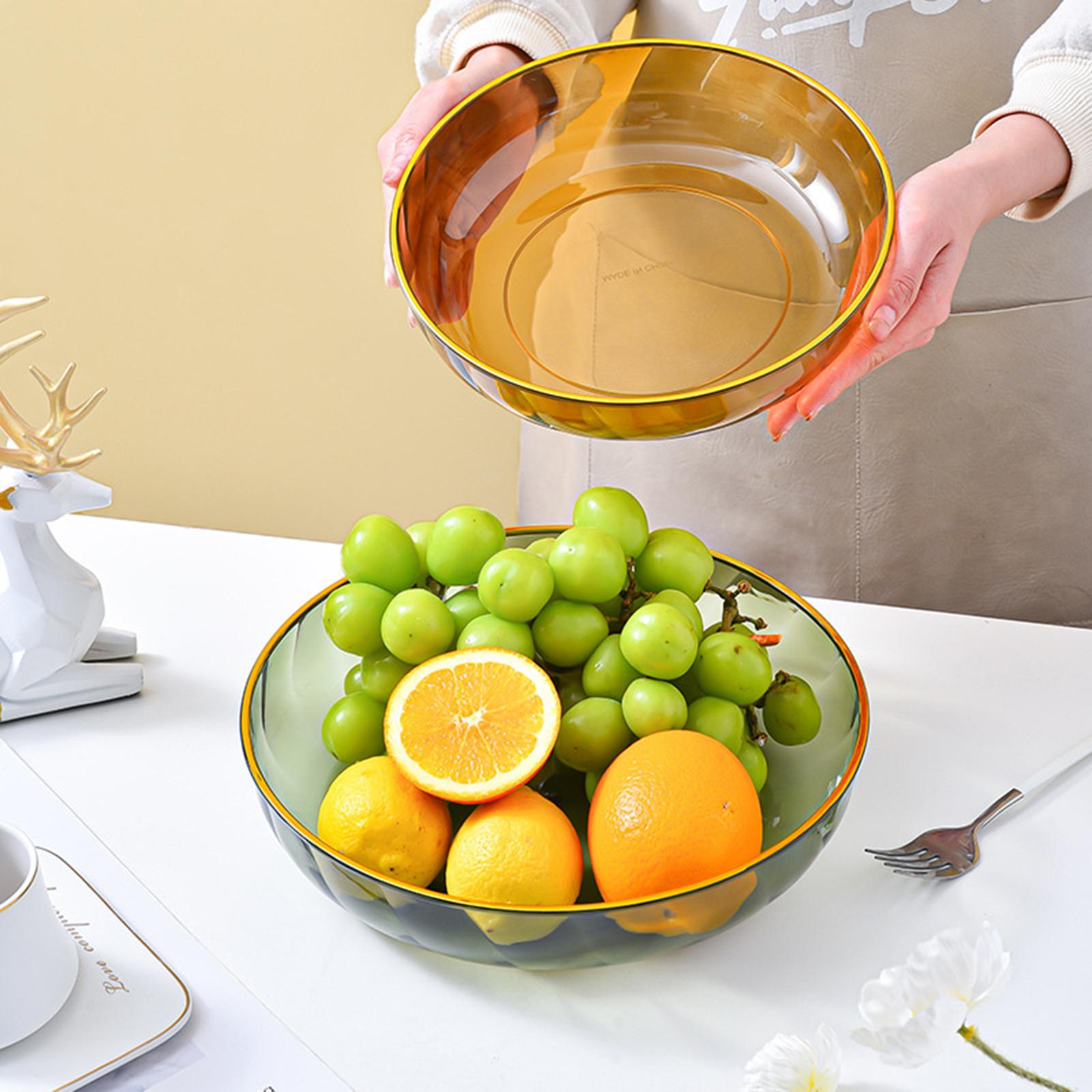 Snack Plates Fruit Plate for Table Centerpiece Jewelry Makeup Counter M white