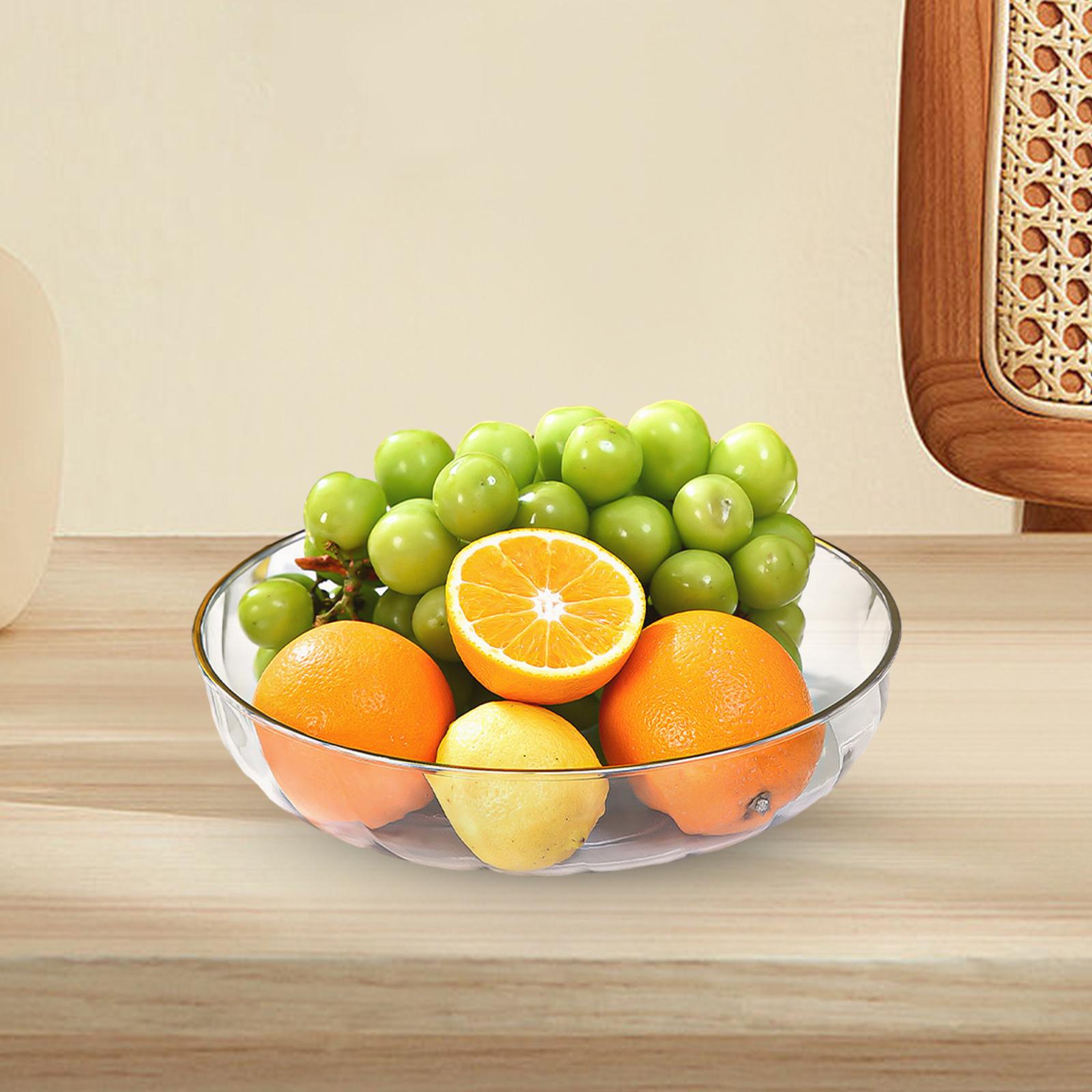 Snack Plates Fruit Plate for Table Centerpiece Jewelry Makeup Counter L white