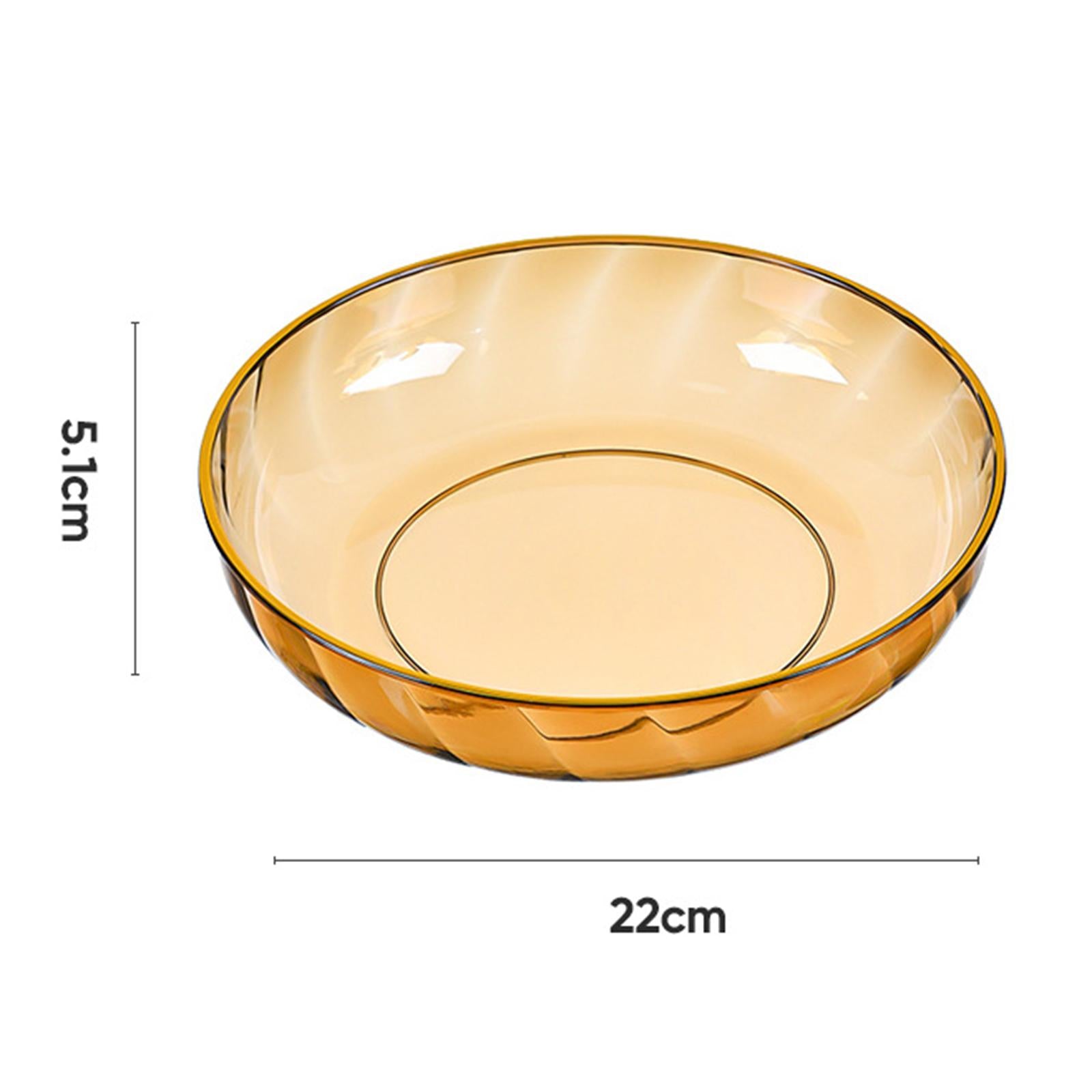 Snack Plates Fruit Plate for Table Centerpiece Jewelry Makeup Counter M orange