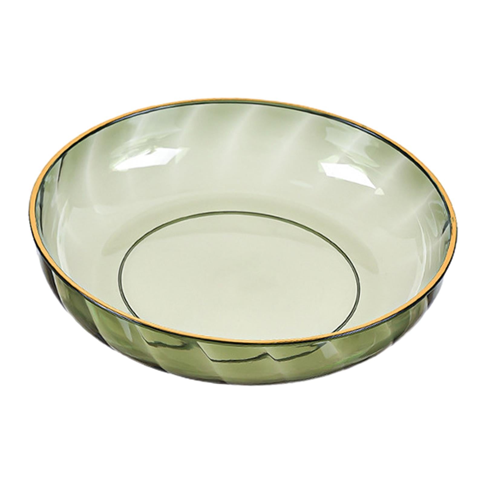 Snack Plates Fruit Plate for Table Centerpiece Jewelry Makeup Counter M green