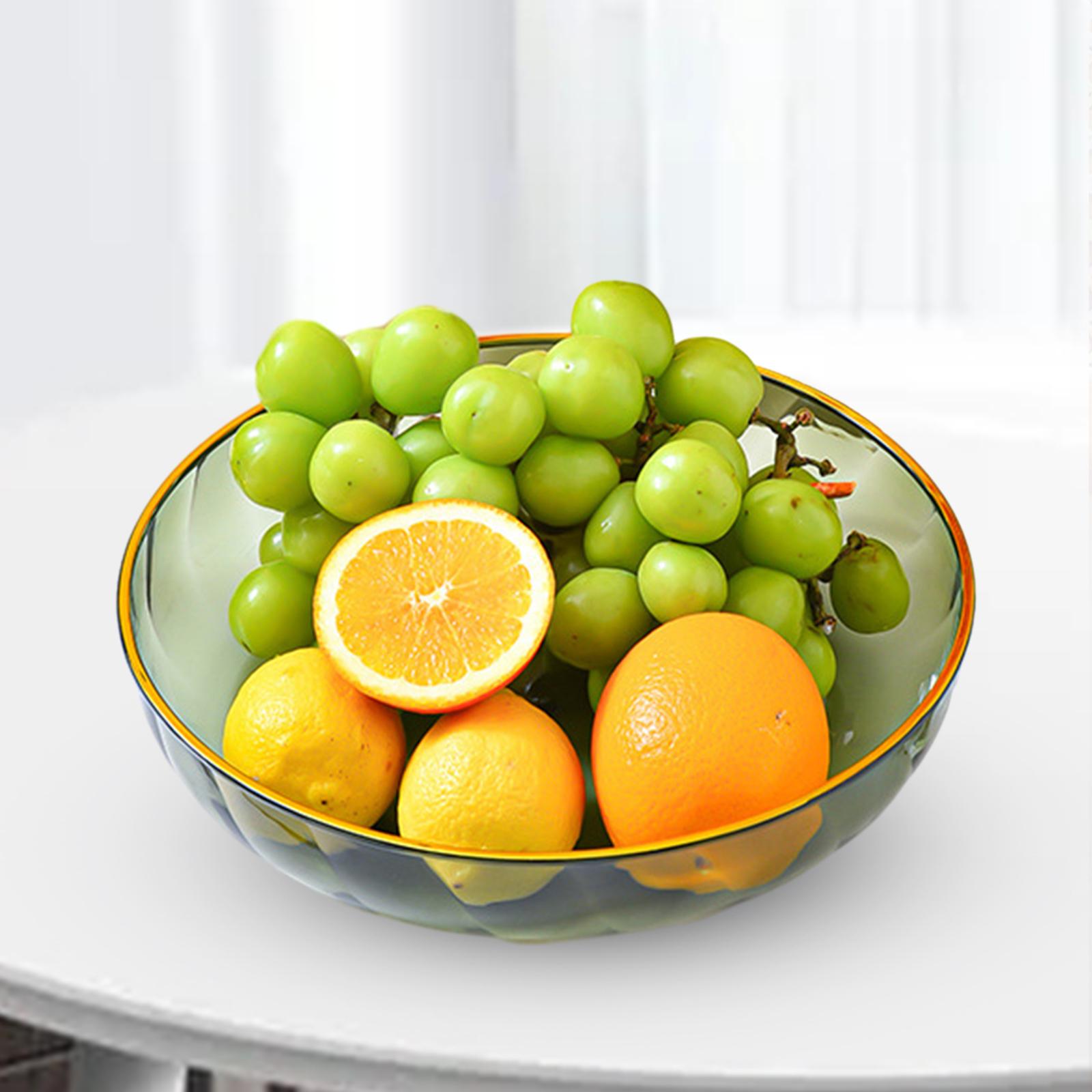 Snack Plates Fruit Plate for Table Centerpiece Jewelry Makeup Counter M green