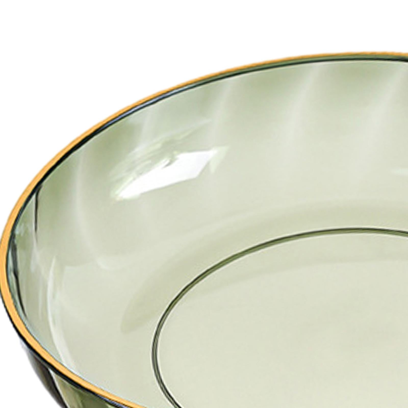 Snack Plates Fruit Plate for Table Centerpiece Jewelry Makeup Counter M green