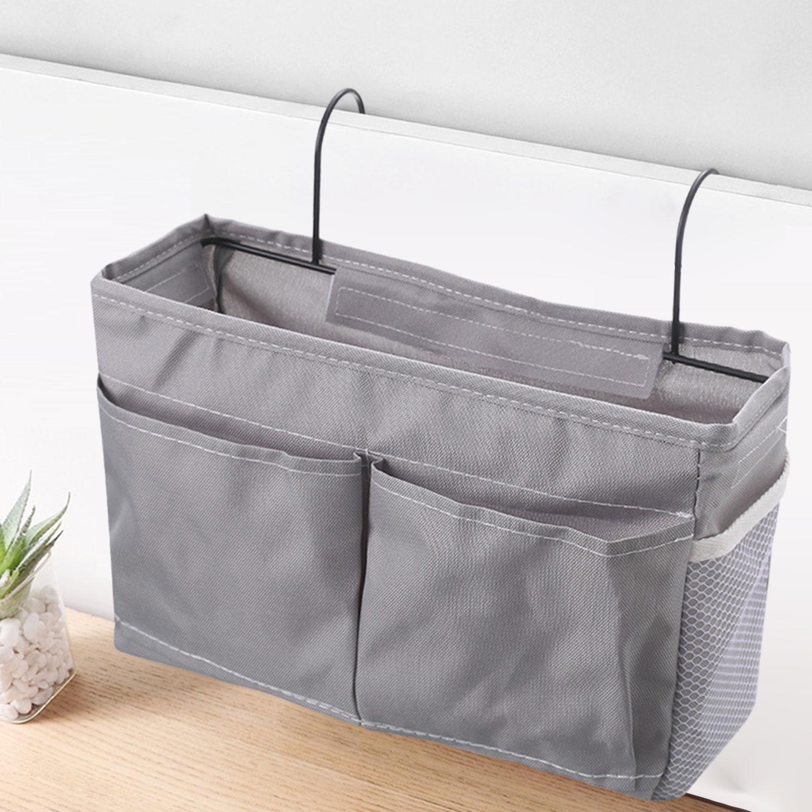 Bedside Storage Multipurpose Organizer Box for Bathroom Laundry Room Kitchen Gray