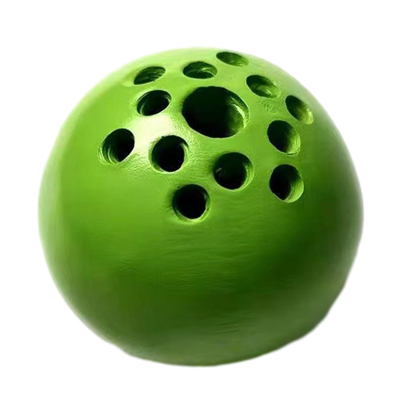 Ball Vase Mini Modern Small Resin Round Flower Pot for Bedroom Garden Office Green