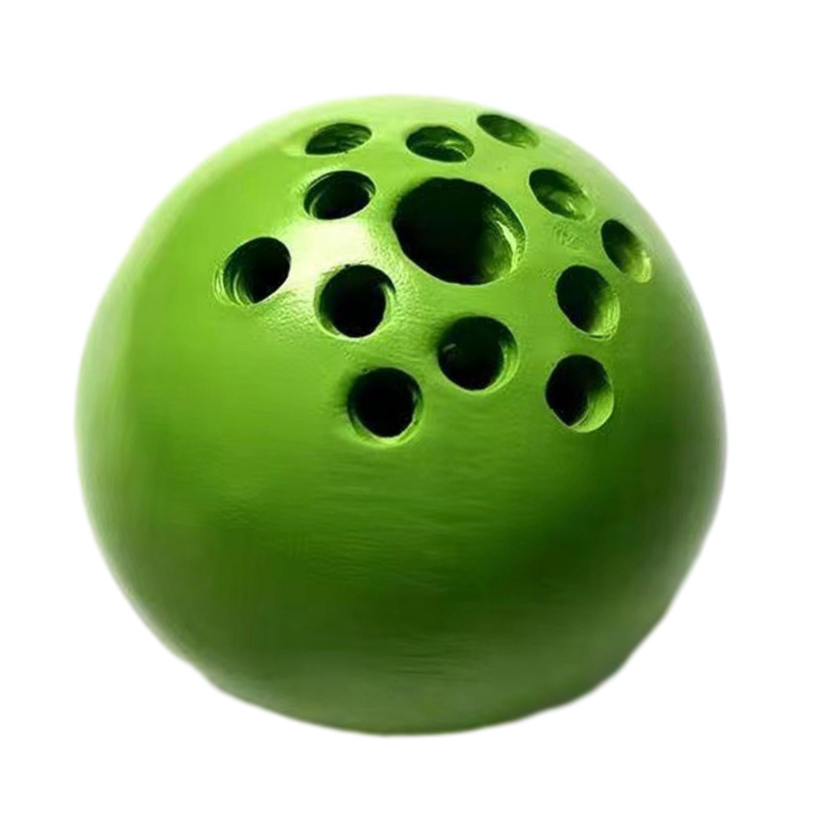 Ball Vase Mini Modern Small Resin Round Flower Pot for Bedroom Garden Office Green
