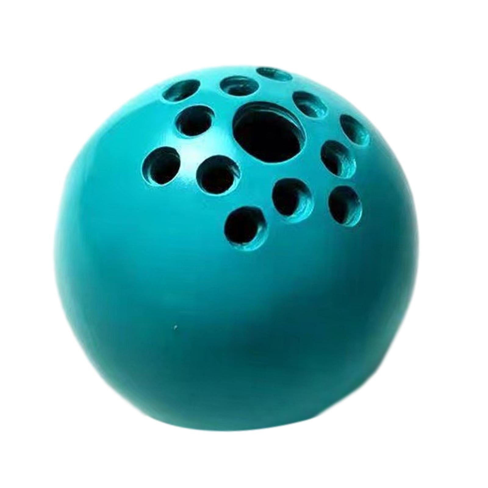 Ball Vase Mini Modern Small Resin Round Flower Pot for Bedroom Garden Office Sky Blue