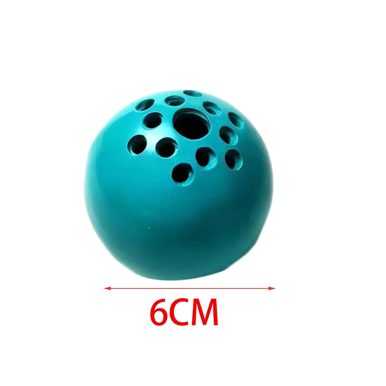 Ball Vase Mini Modern Small Resin Round Flower Pot for Bedroom Garden Office Sky Blue