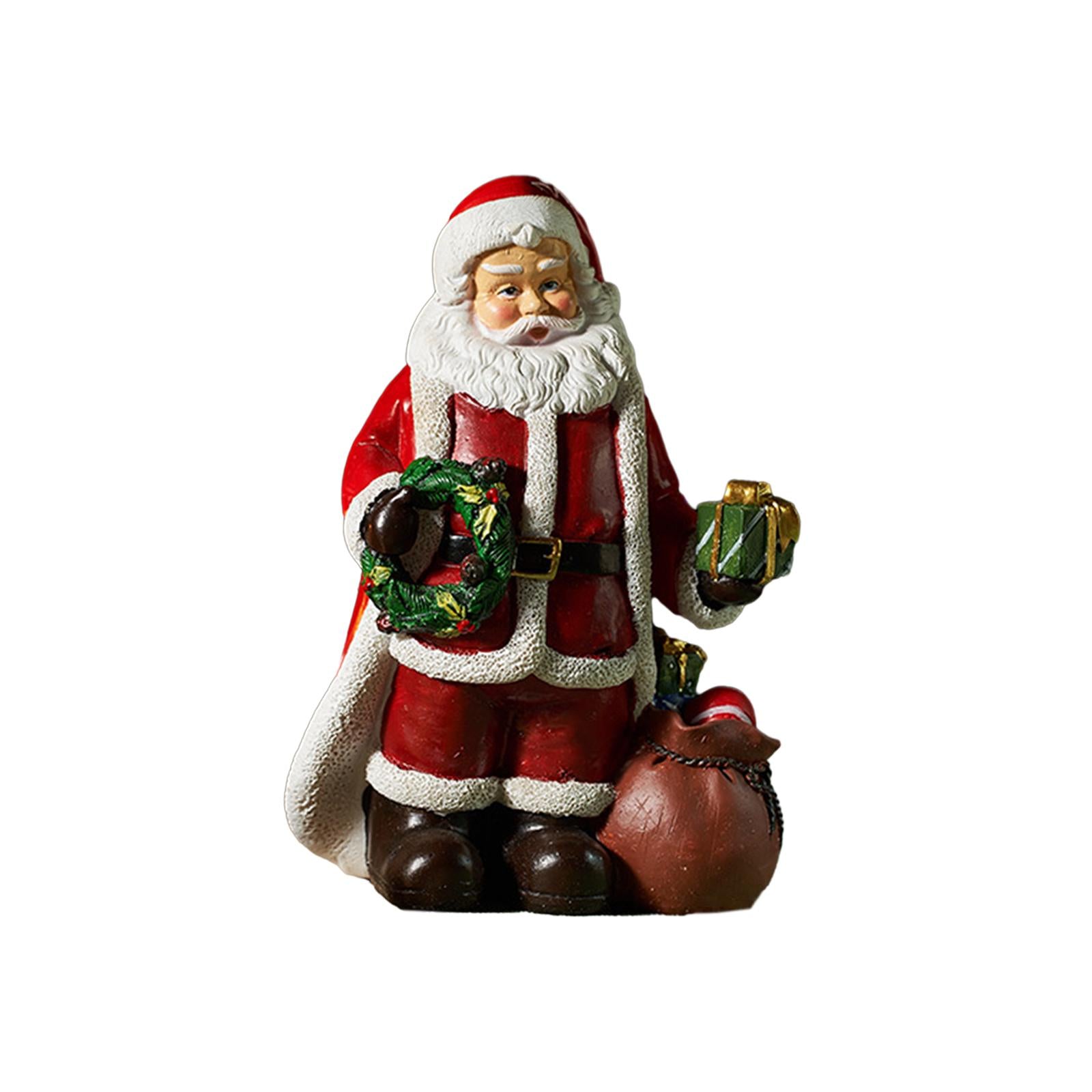 Santa Statue Santa Claus Decorations for Yard Office Holiday Decoration Style C