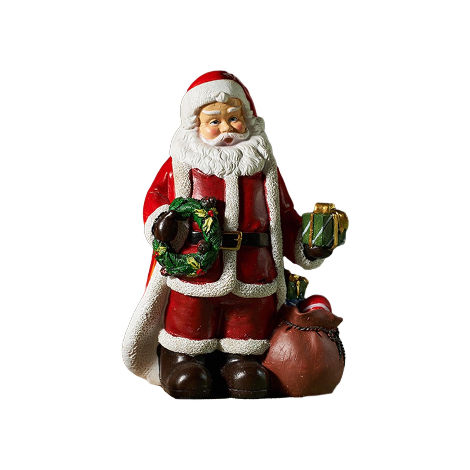 Santa Statue Santa Claus Decorations for Yard Office Holiday Decoration Style C