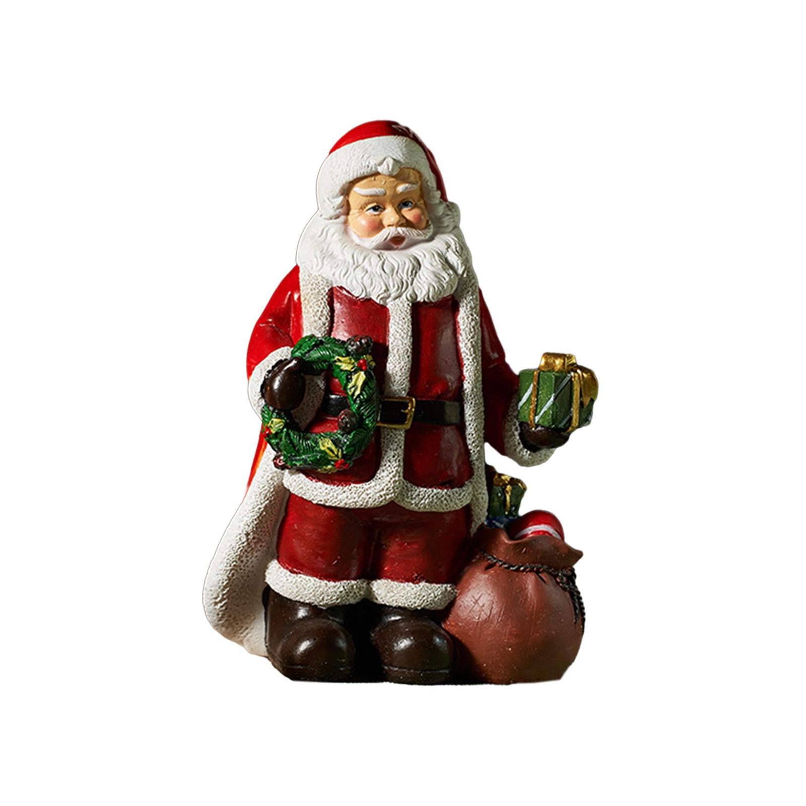 Santa Statue Santa Claus Decorations for Yard Office Holiday Decoration Style C