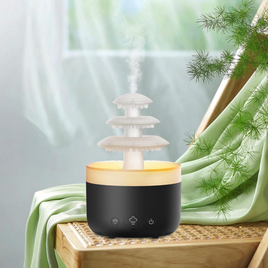 Essential Oil Diffuser Raindrops Mist Humidifier for Bedroom Office Families