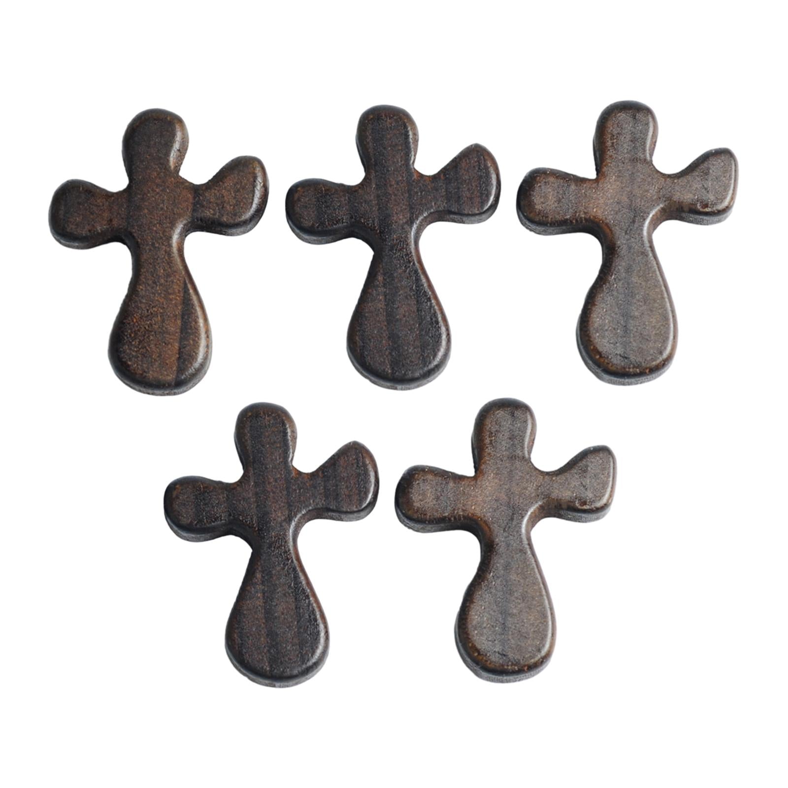 5x Hand Held Prayer Cross Colleague Family Neighbor Small Friend Caring Wood C