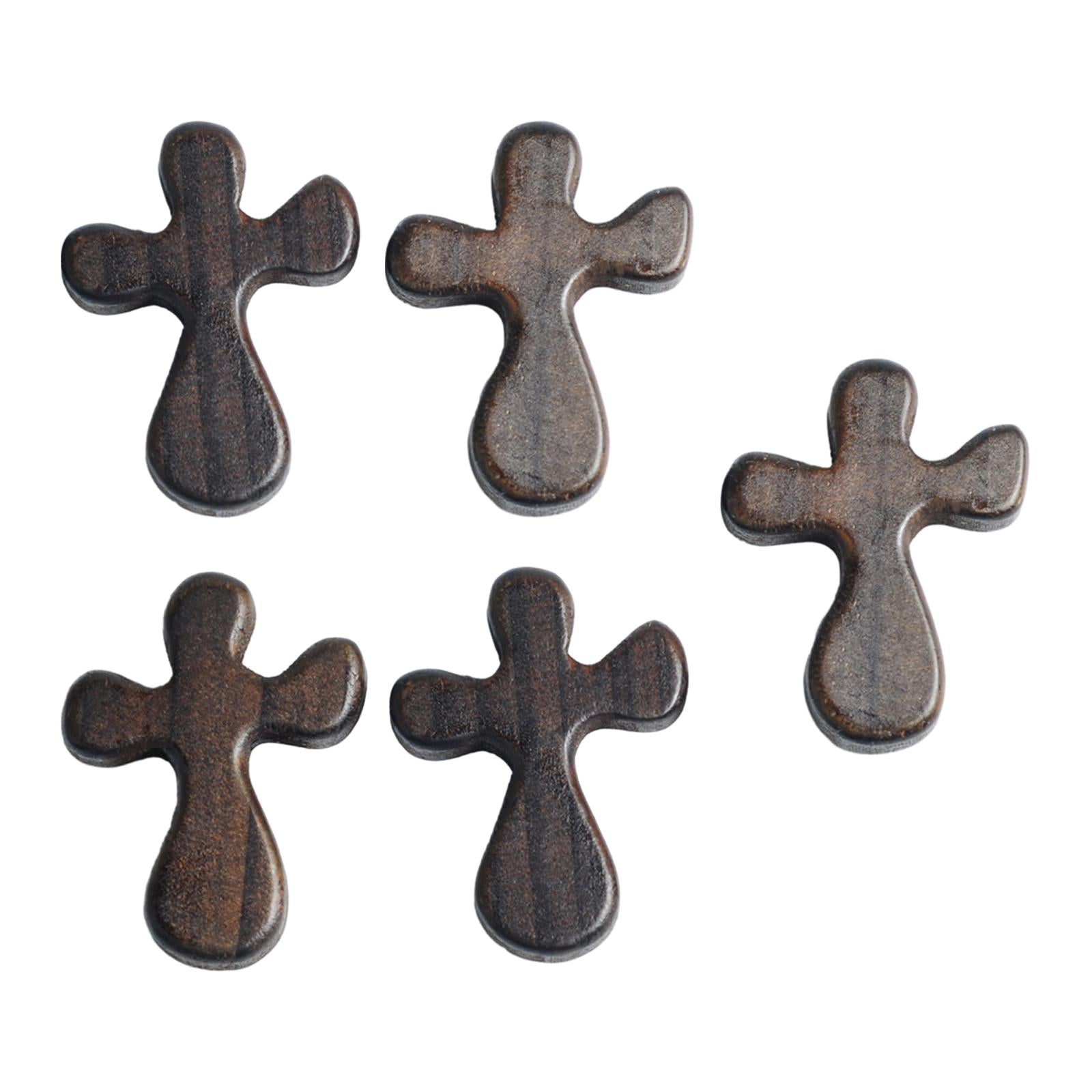5x Hand Held Prayer Cross Colleague Family Neighbor Small Friend Caring Wood C