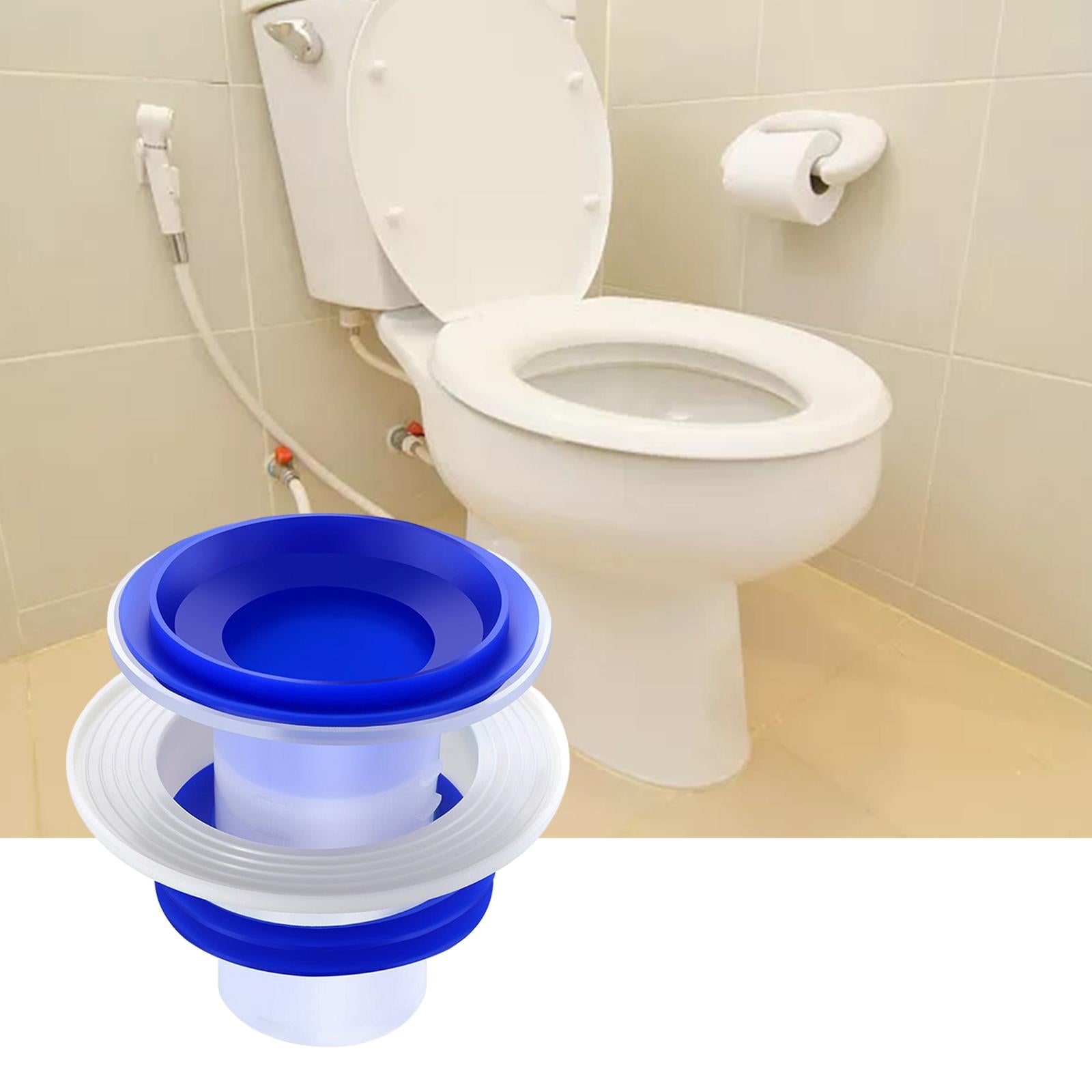 Toilet Odor Prevent Plug Silicone Flange Ring for Bathroom Restroom Lavatory