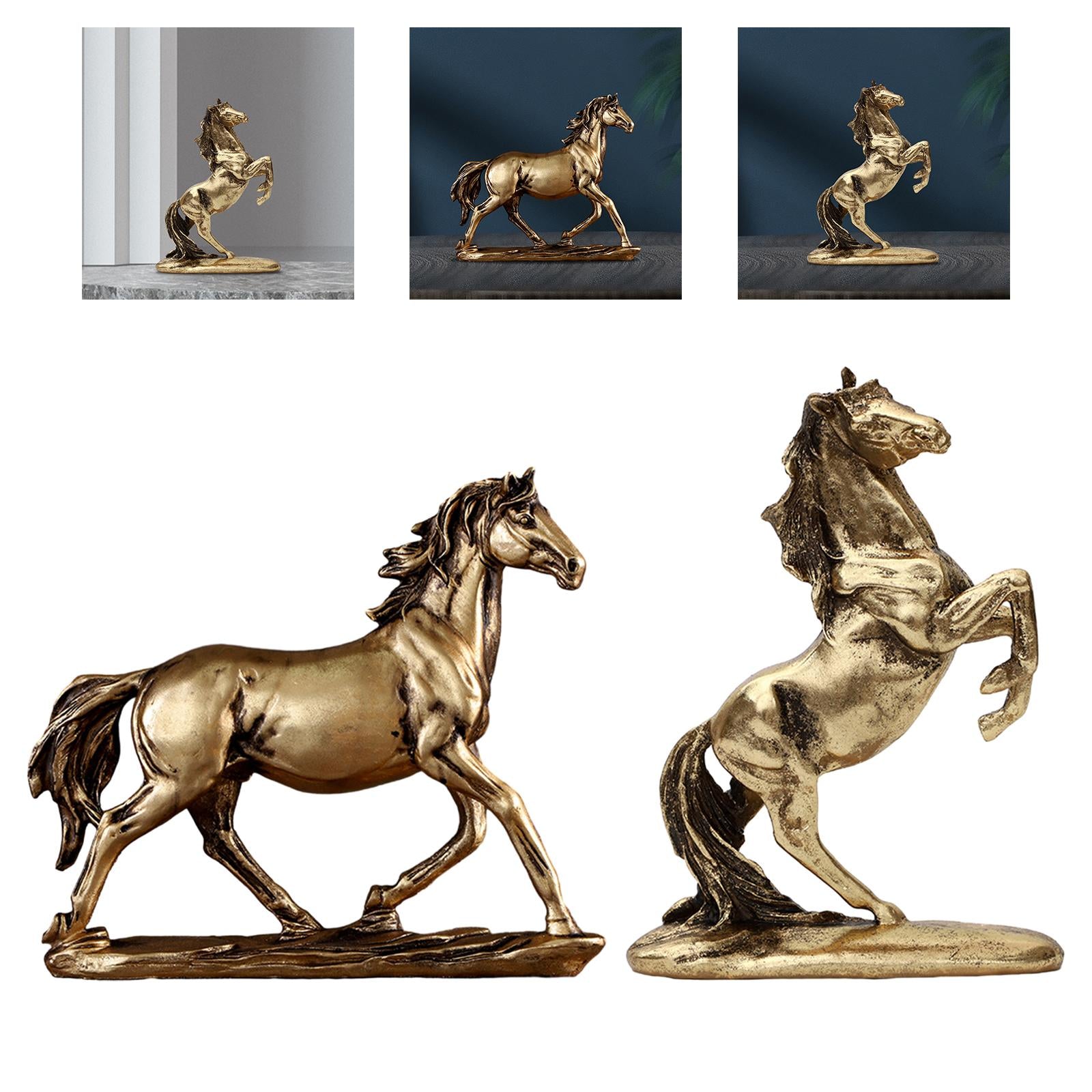 Horse Statue Modern Furnishing Horse Sculpture for Bedroom Study Living Room Standing