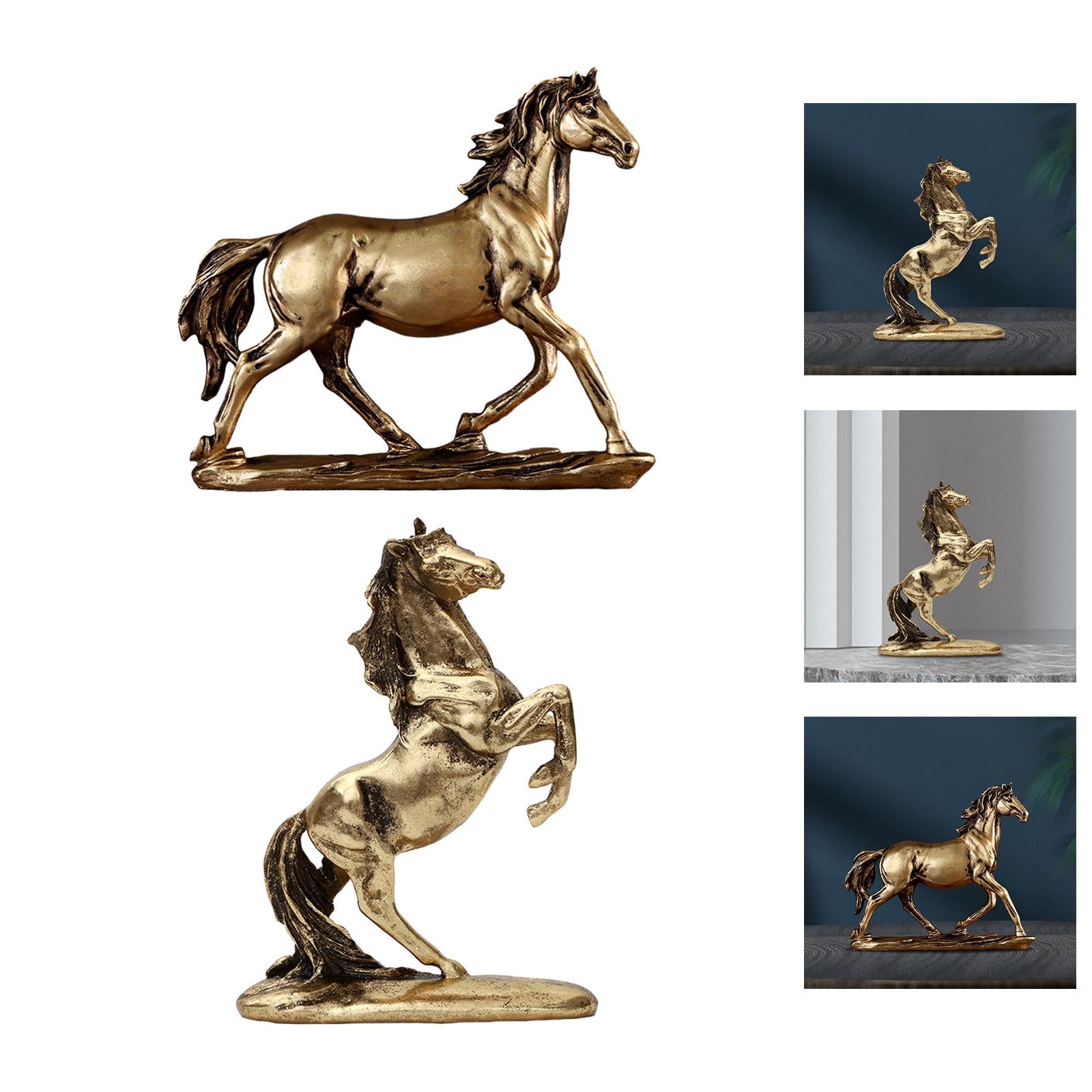 Horse Statue Modern Furnishing Horse Sculpture for Bedroom Study Living Room Standing