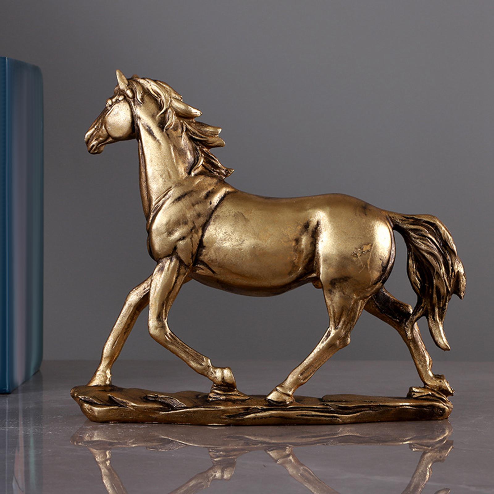Horse Statue Modern Furnishing Horse Sculpture for Bedroom Study Living Room Standing