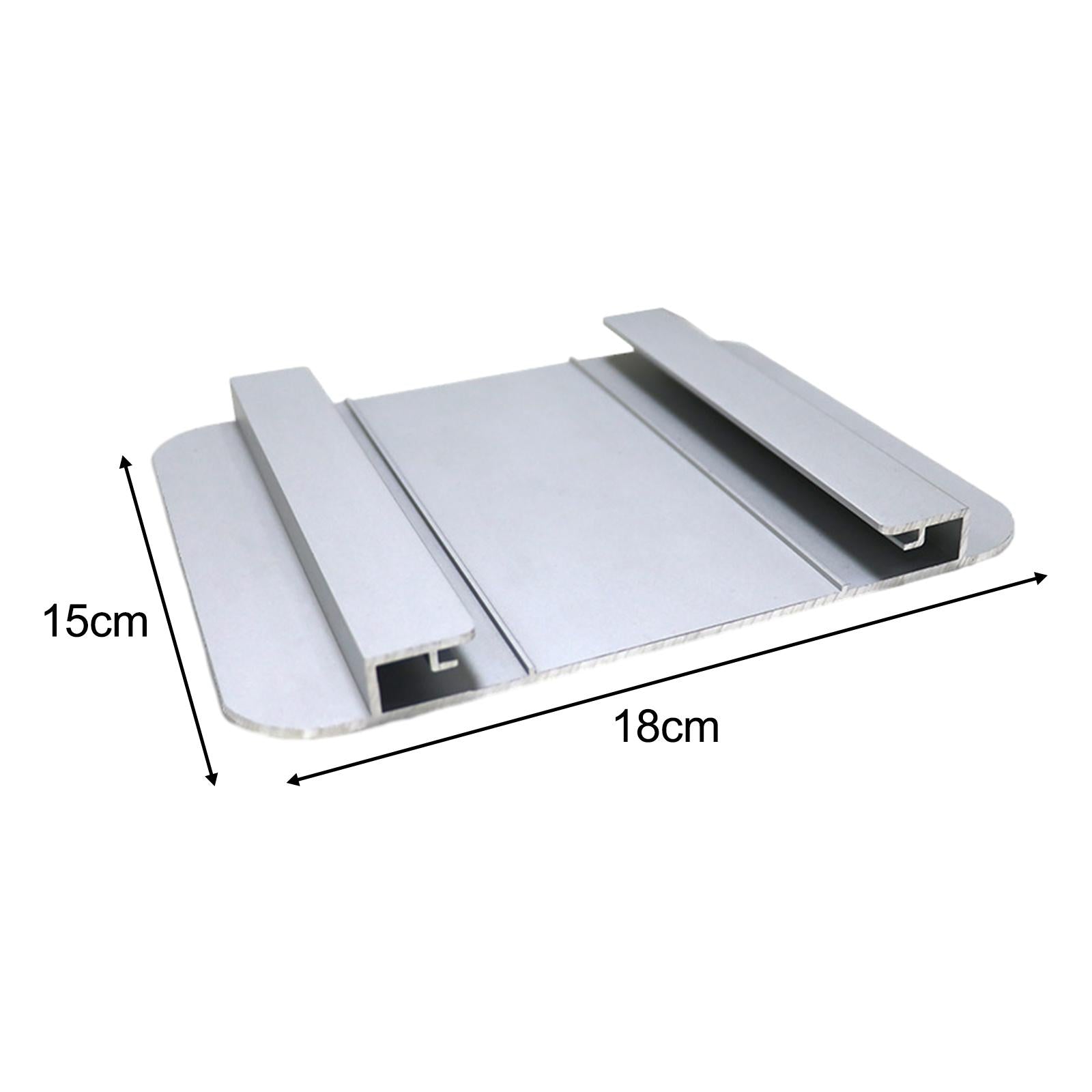Fireplace Fan Heat Shield Stove Fan Plate for Thermal Fans Heat Powered Fans