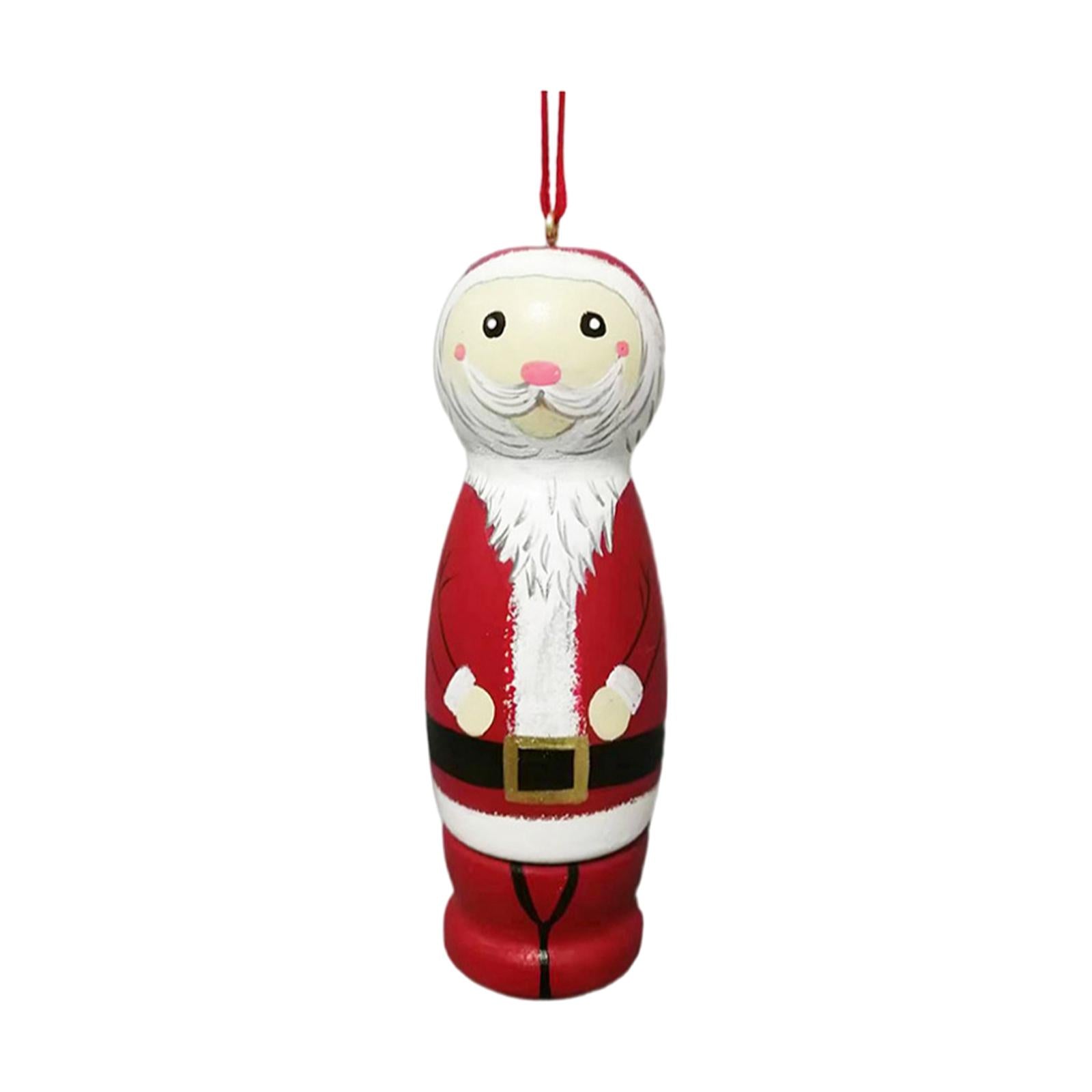 Funny Santa Pendant Hanging Wooden Santa Decoration for Birthday Anniversary Man