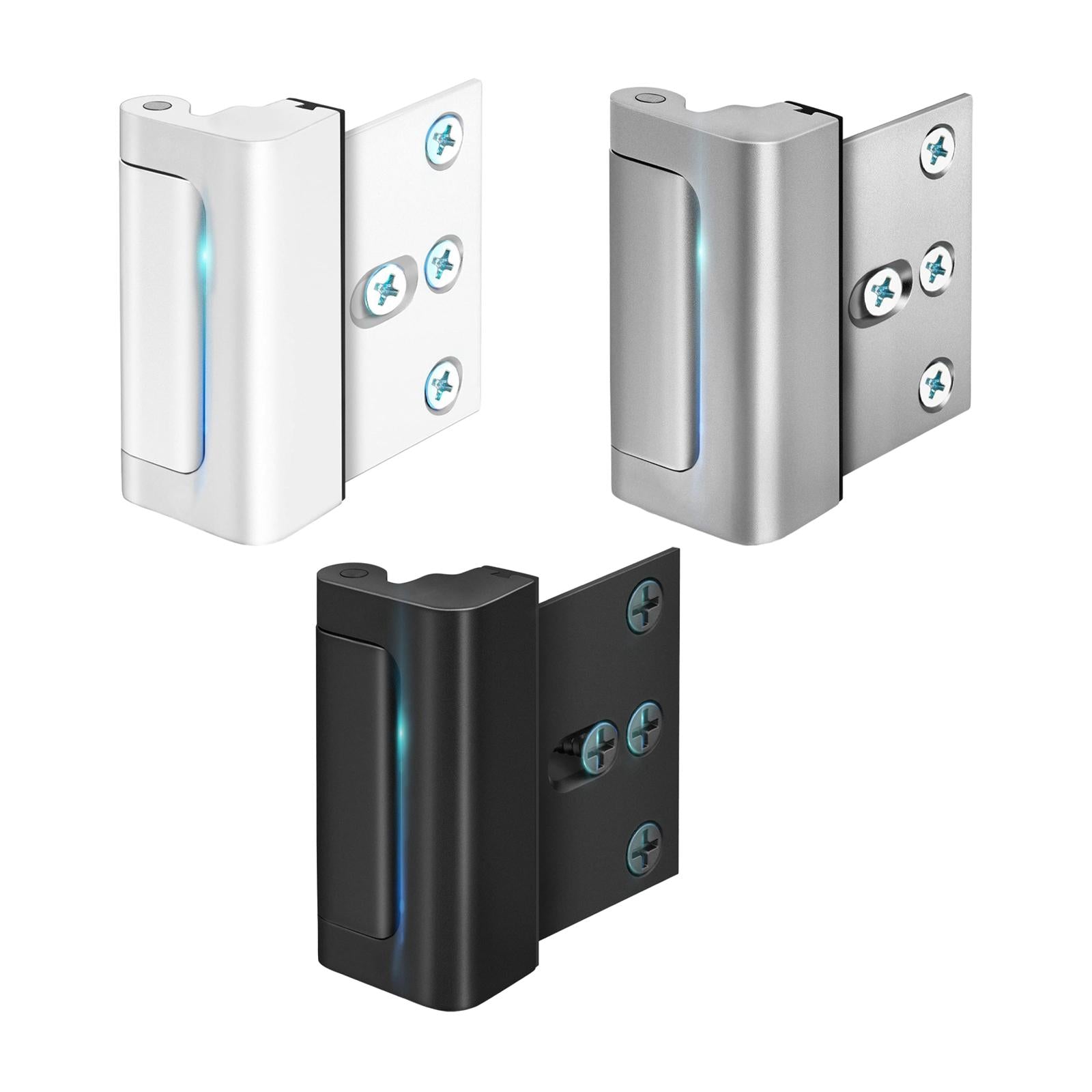 Childproof Door Reinforcement Lock Multipurpose Childproof Safety Door Locks White