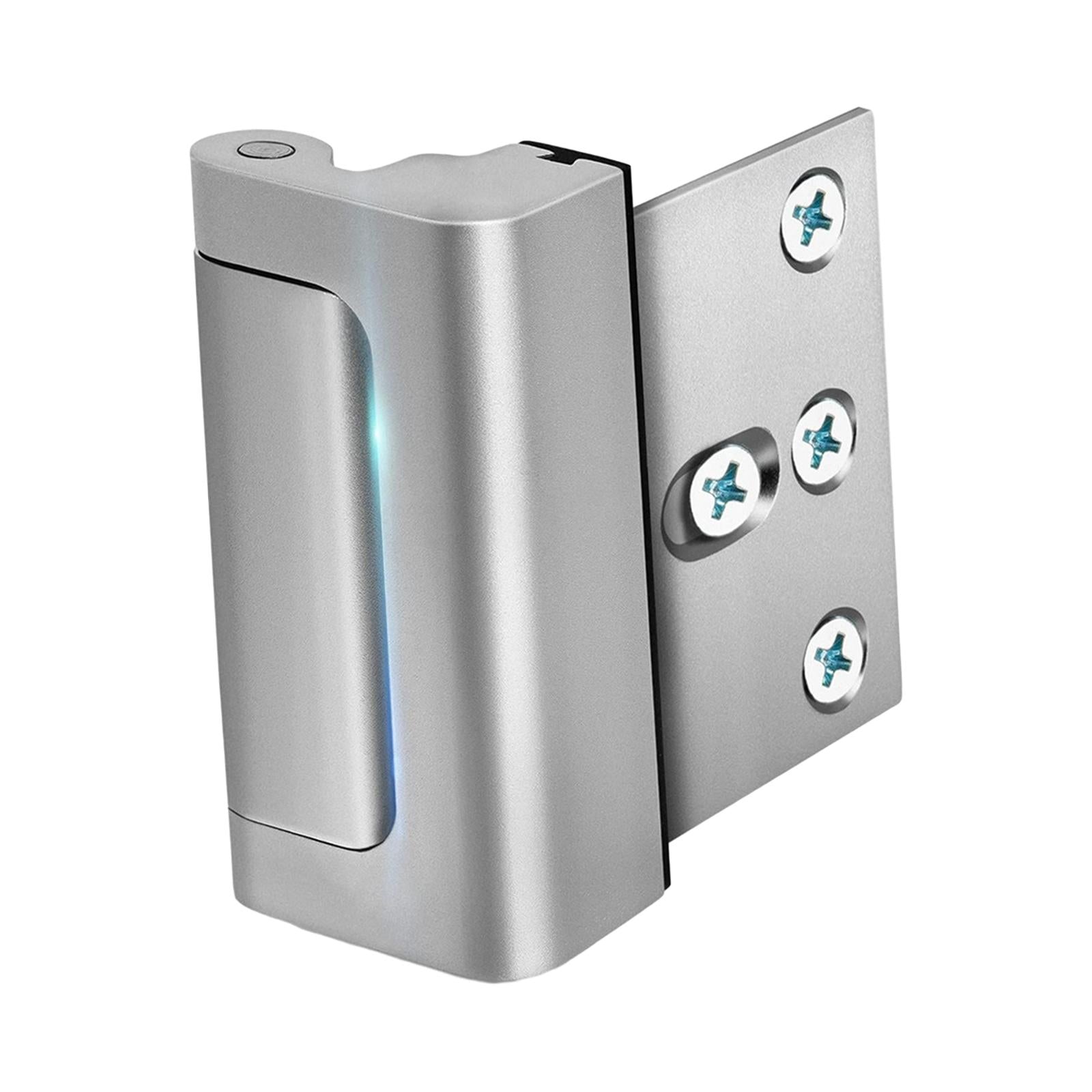 Childproof Door Reinforcement Lock Multipurpose Childproof Safety Door Locks Silver