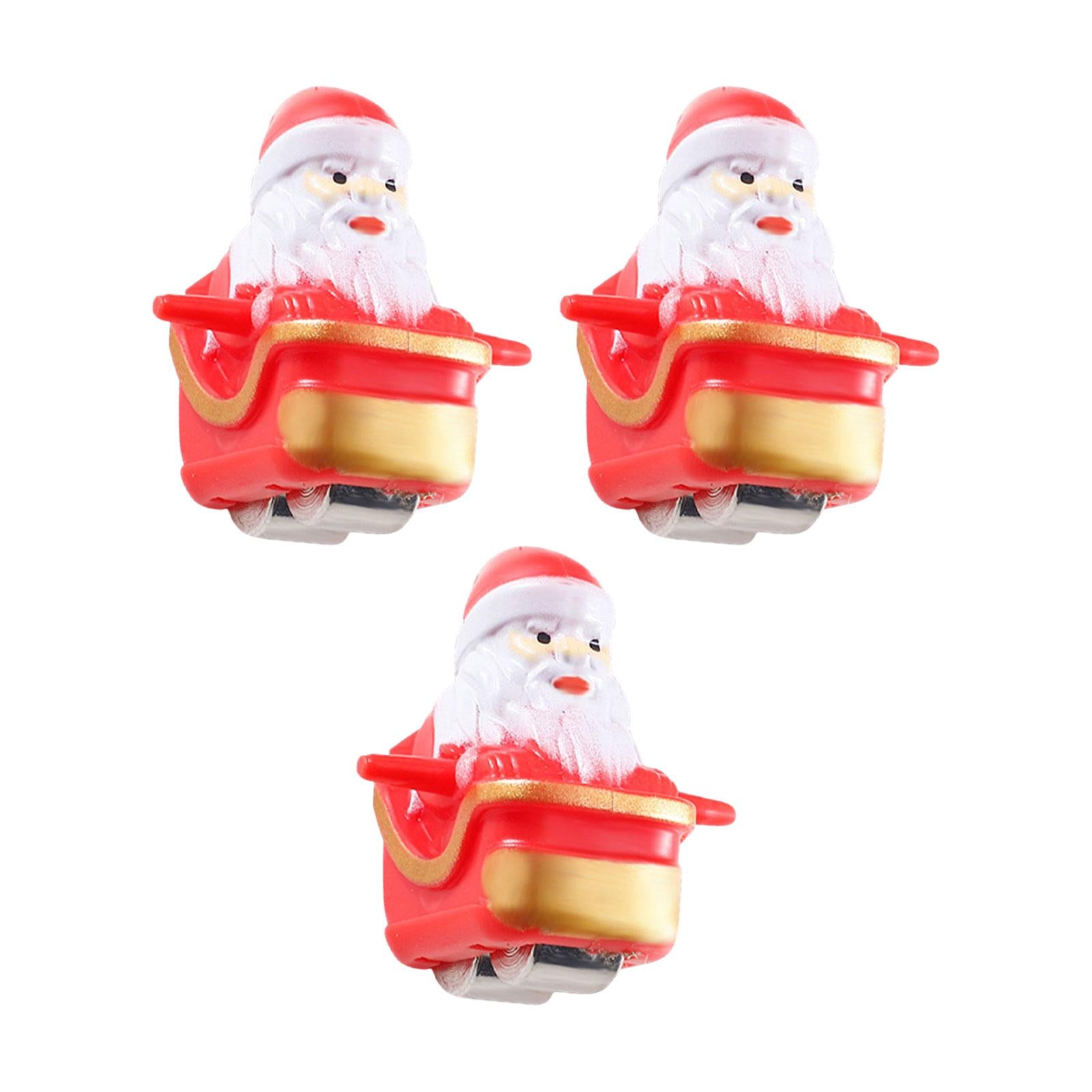 3x Electric Climbing Ladder Santa Claus Gift Funny for Bedroom Desktop Shelf Small