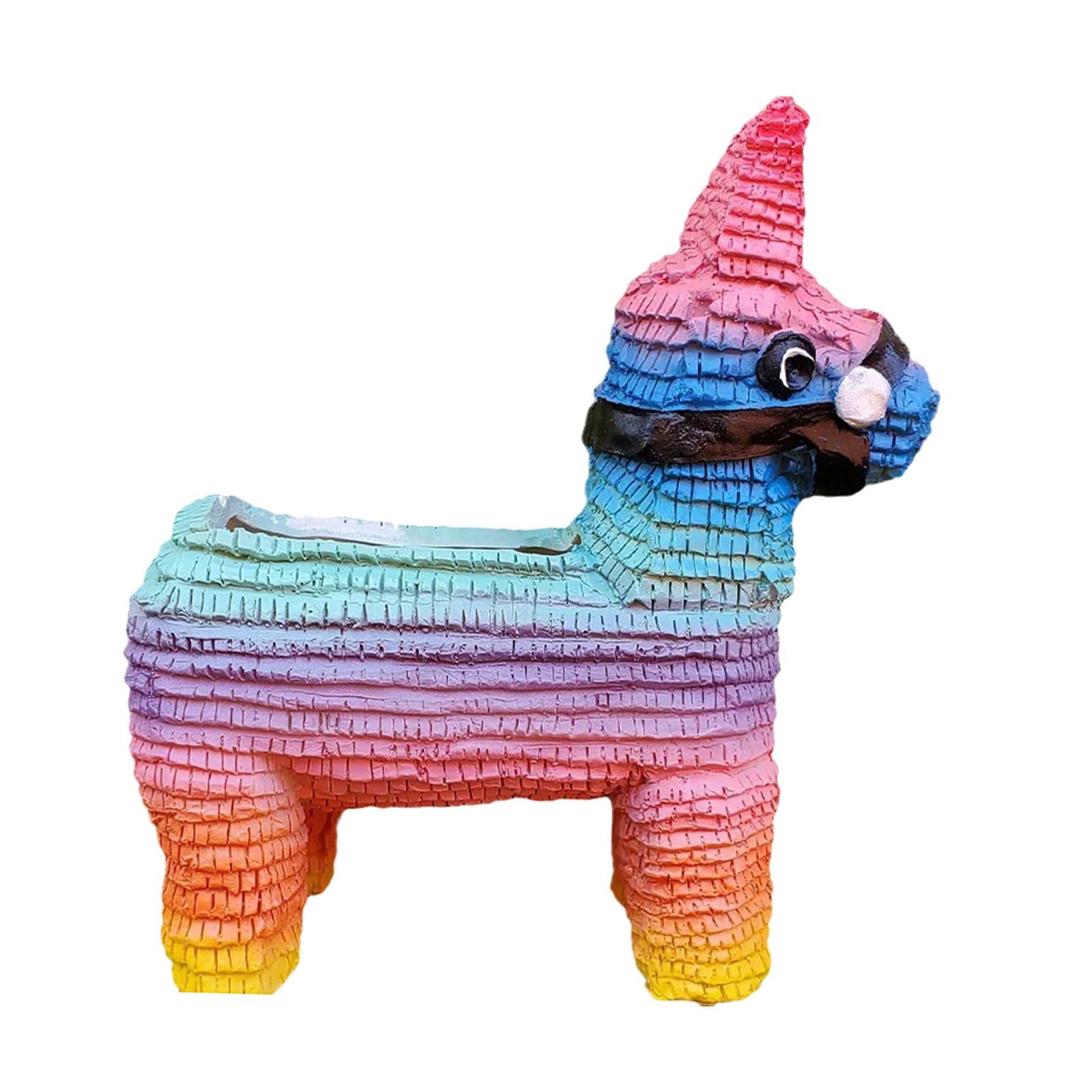 Horse Shape Flower Pot Planter Resin Succulent Flower Pot for Outdoor Indoor