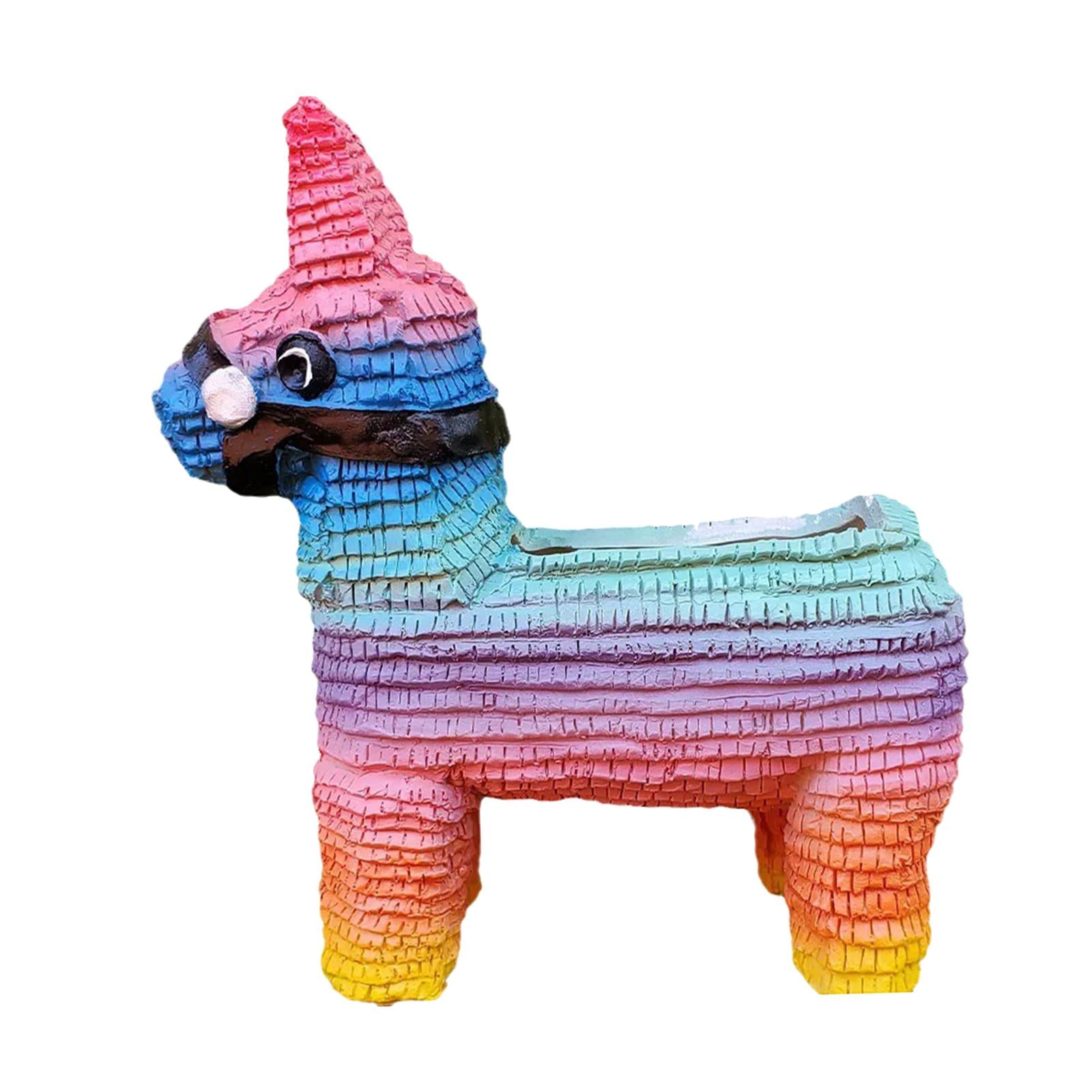 Horse Shape Flower Pot Planter Resin Succulent Flower Pot for Outdoor Indoor