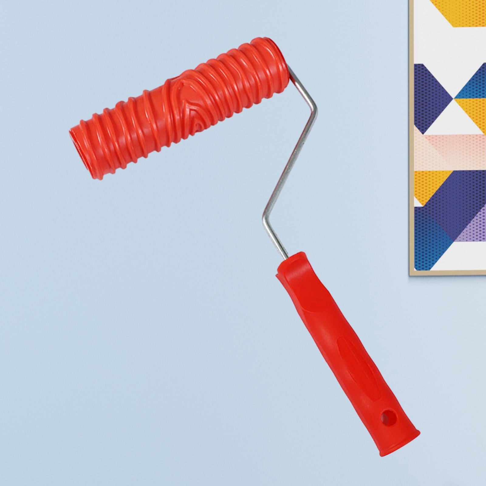 7inch Embossing Patterned Paint Roller Accessory for Household Wall Painting Style B