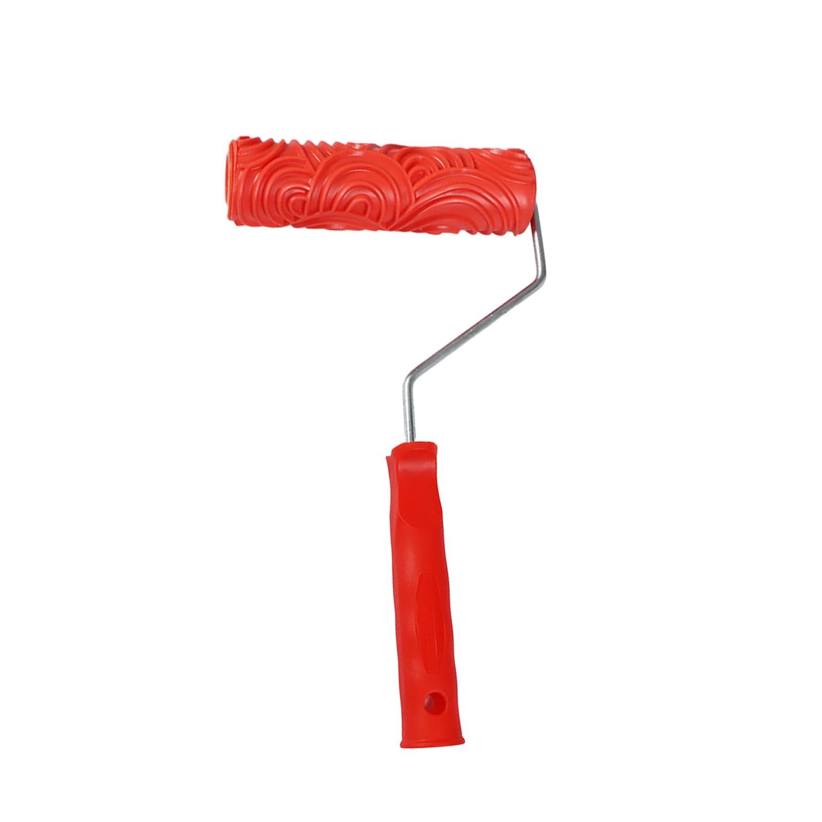 7inch Embossing Patterned Paint Roller Accessory for Household Wall Painting Style C