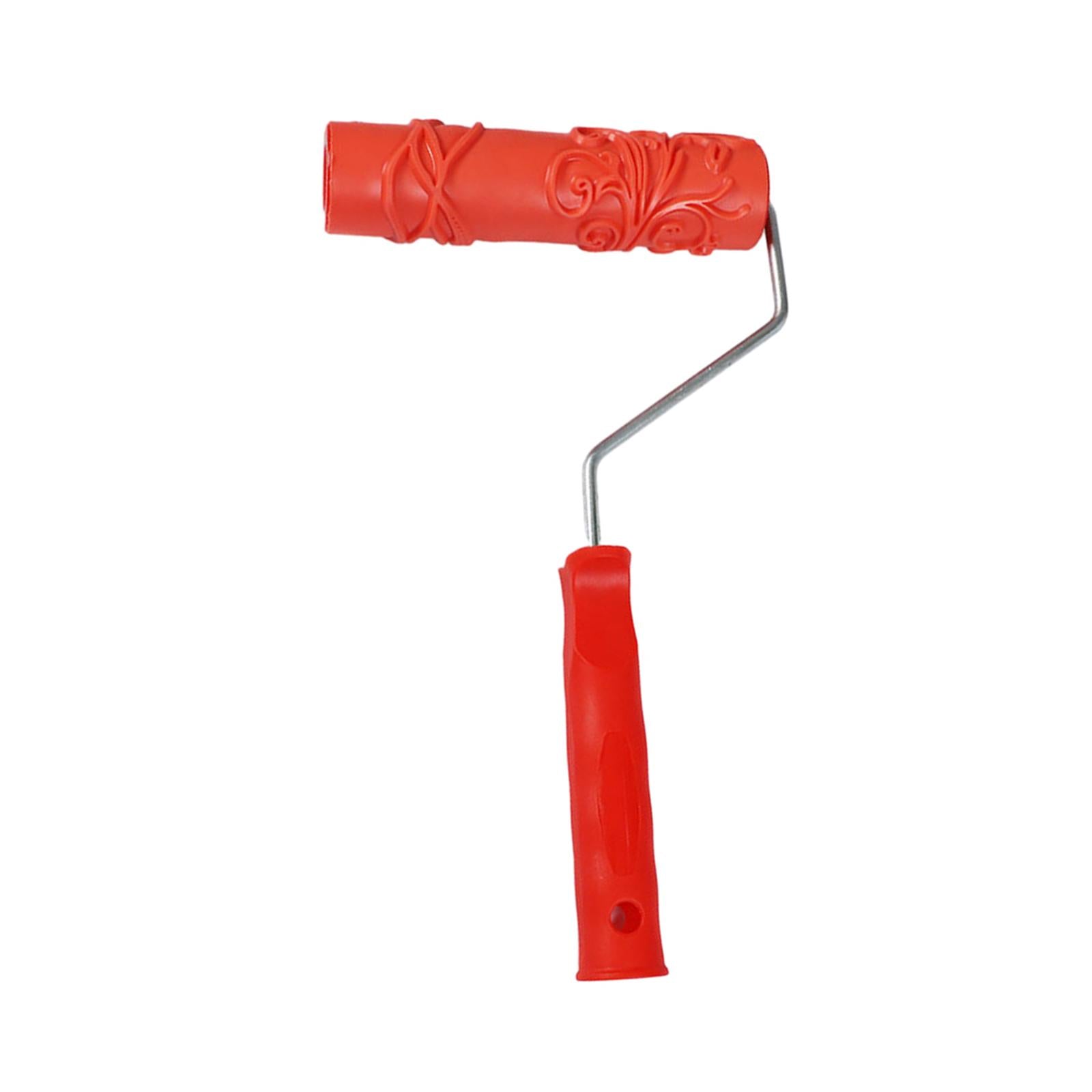 7inch Embossing Patterned Paint Roller Accessory for Household Wall Painting Style E