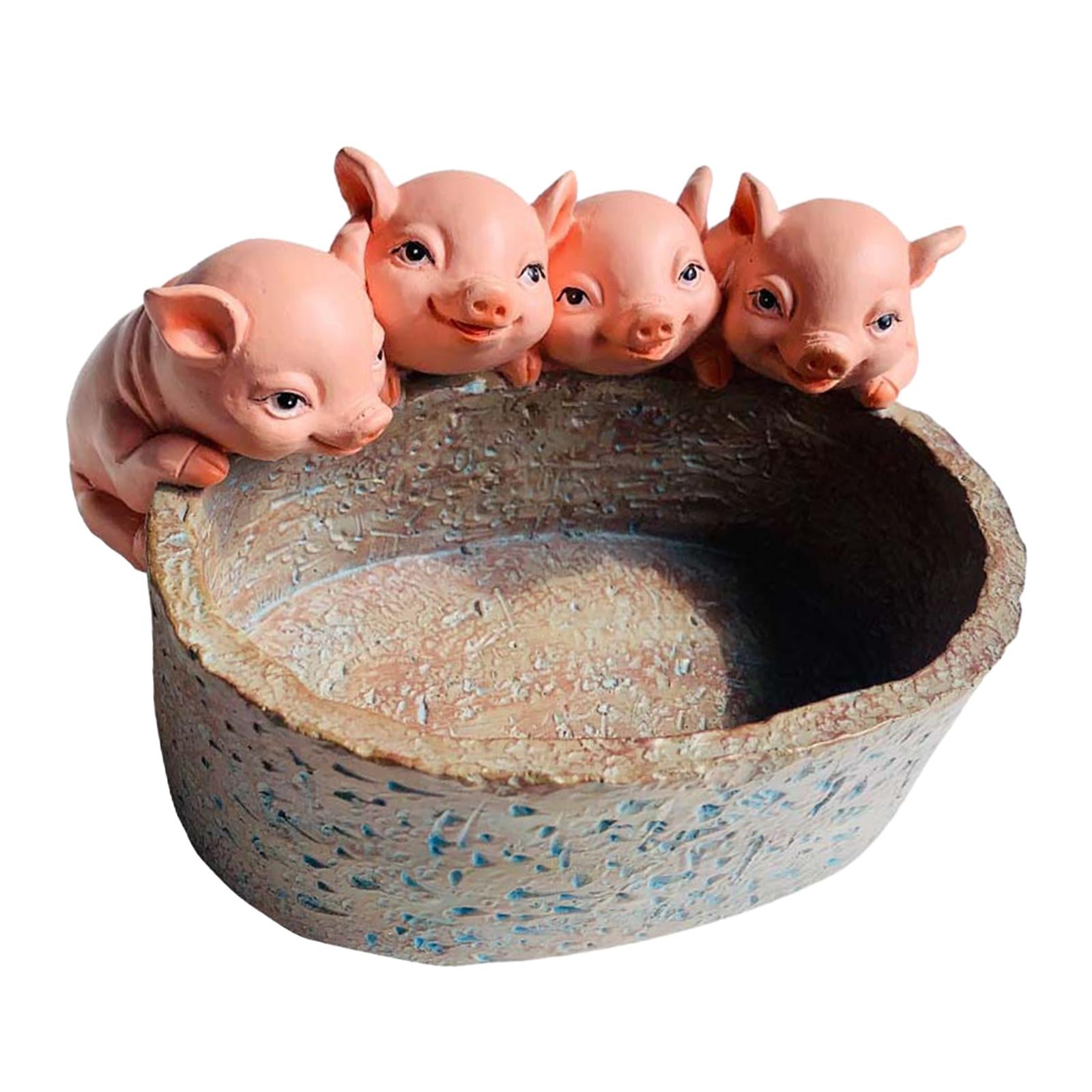 Flower Pot Cute Animals Indoor Planters for Office Home Animal Bonsai Holder pink pig