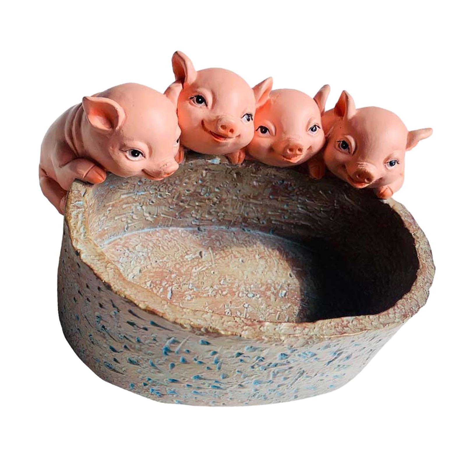 Flower Pot Cute Animals Indoor Planters for Office Home Animal Bonsai Holder pink pig
