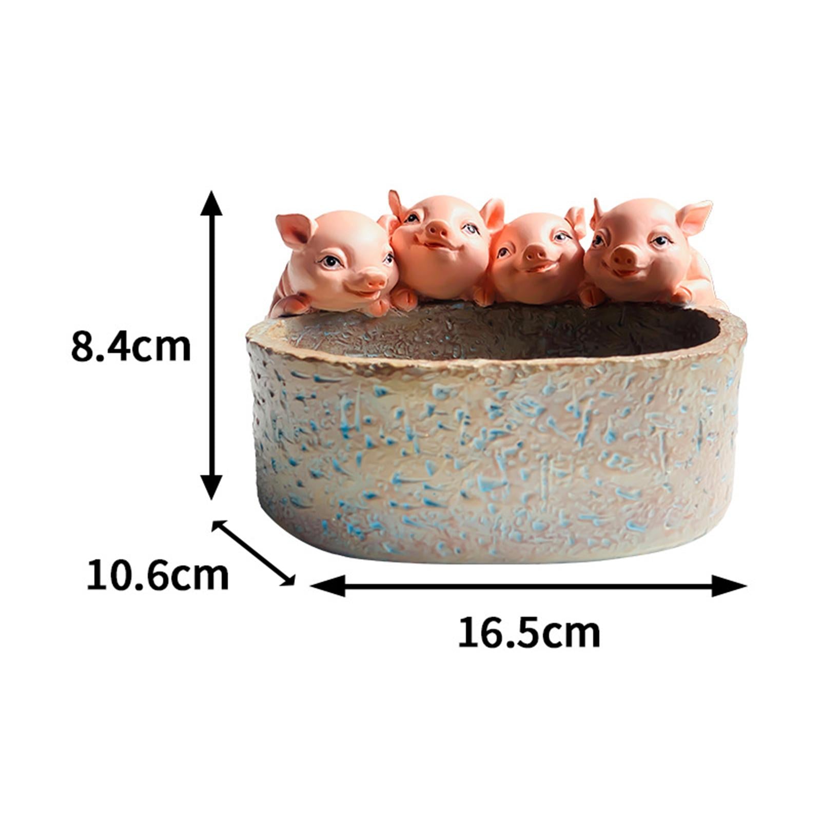 Flower Pot Cute Animals Indoor Planters for Office Home Animal Bonsai Holder pink pig