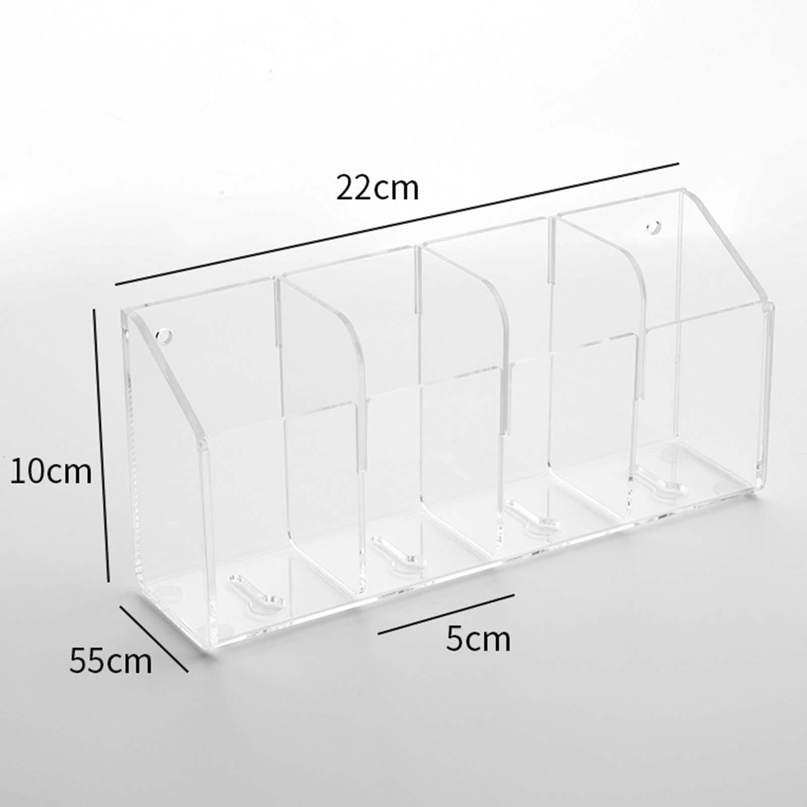Remote Control Holder Container Phone Storage Rack for Bathroom Table Office