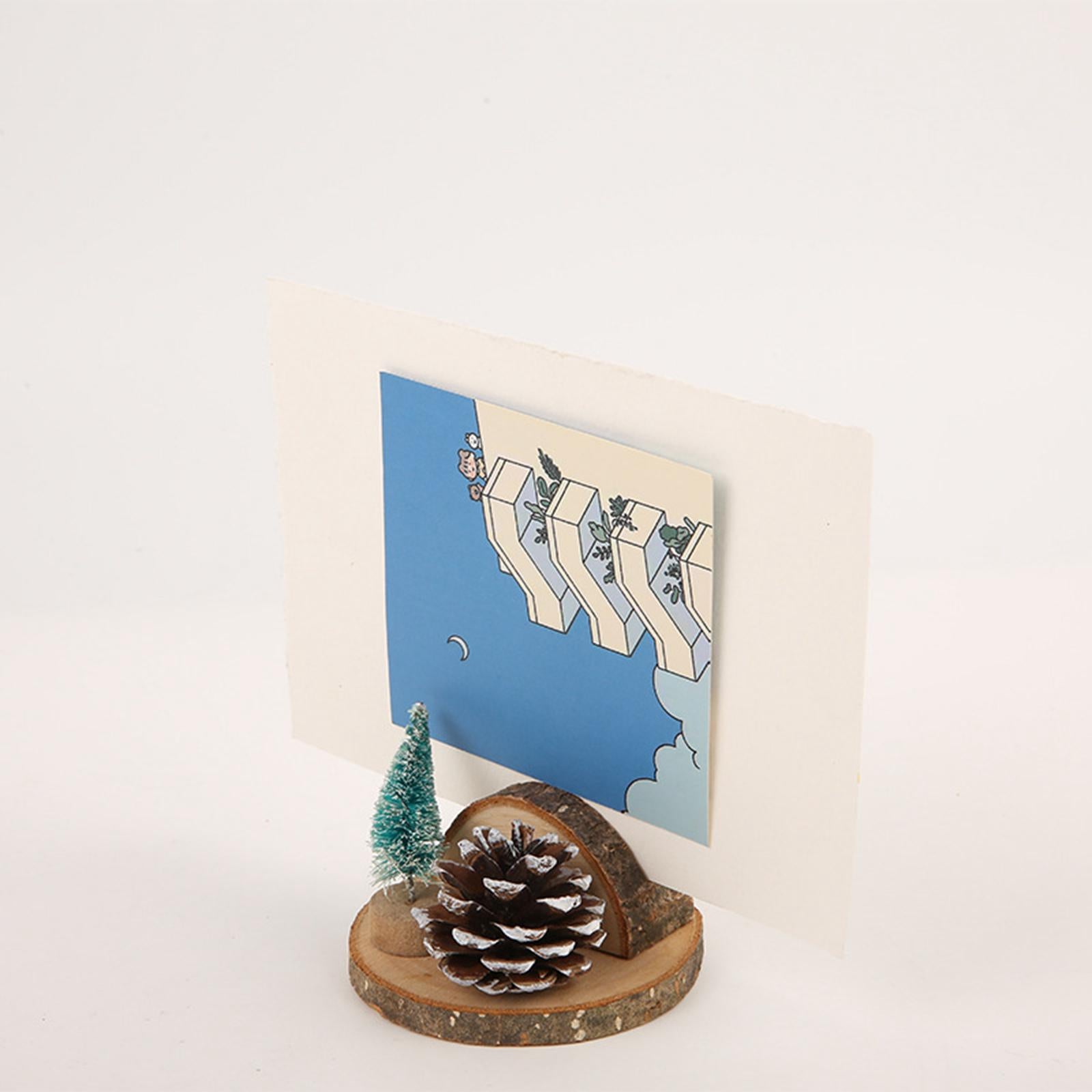 Desktop Note Clip 8cm Diameter Decorative Wedding Birthday Party Memo Holder